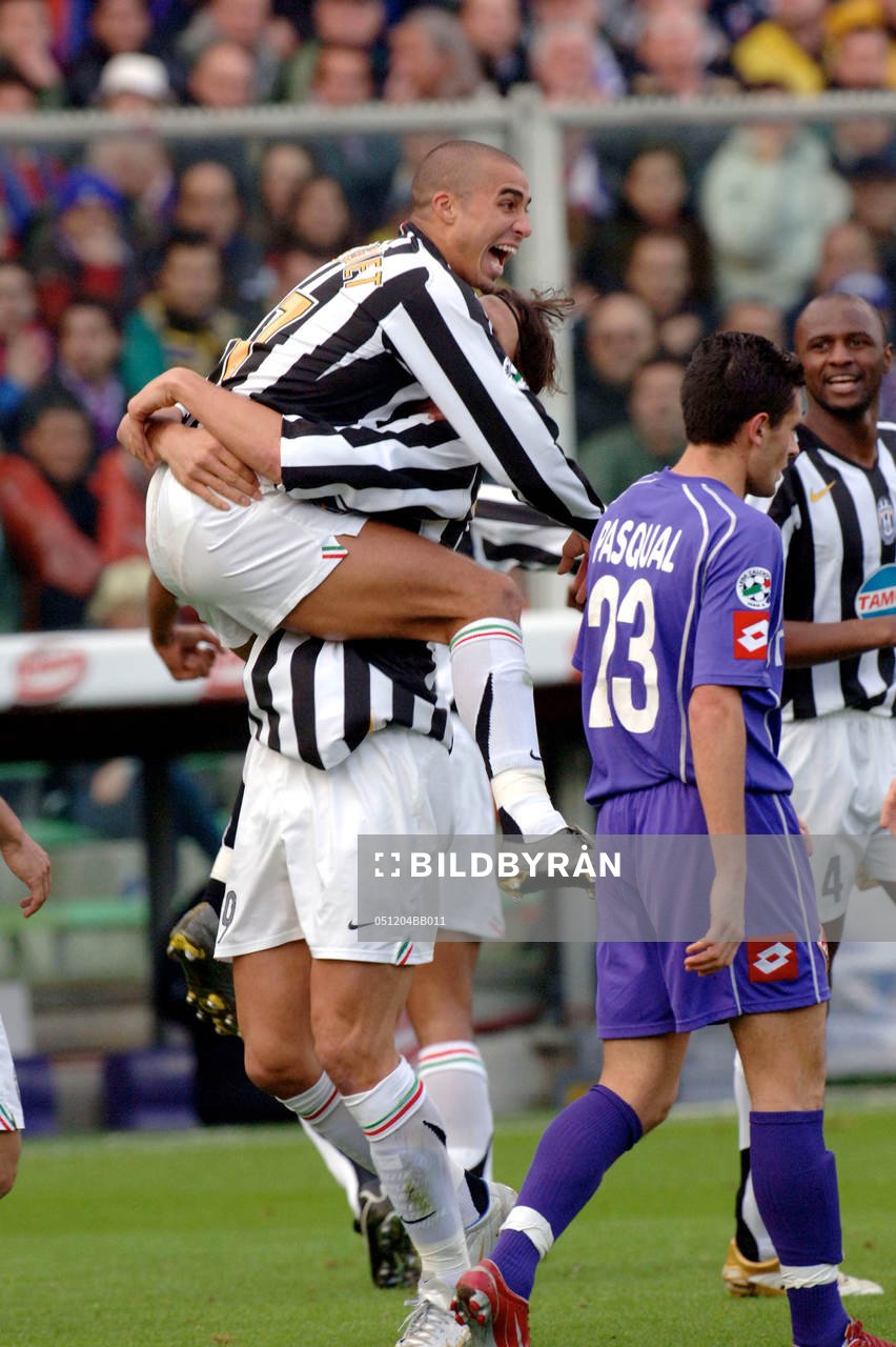 Trezeguet och Zlatan Ibrahimovic, Juventus, jubel