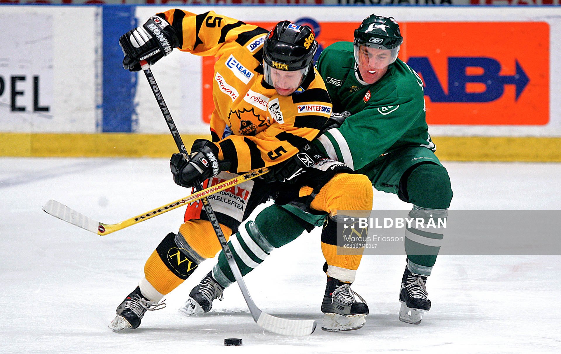 Per Helmersson, Skellefteå och Mikael Zettergren, Hammarby