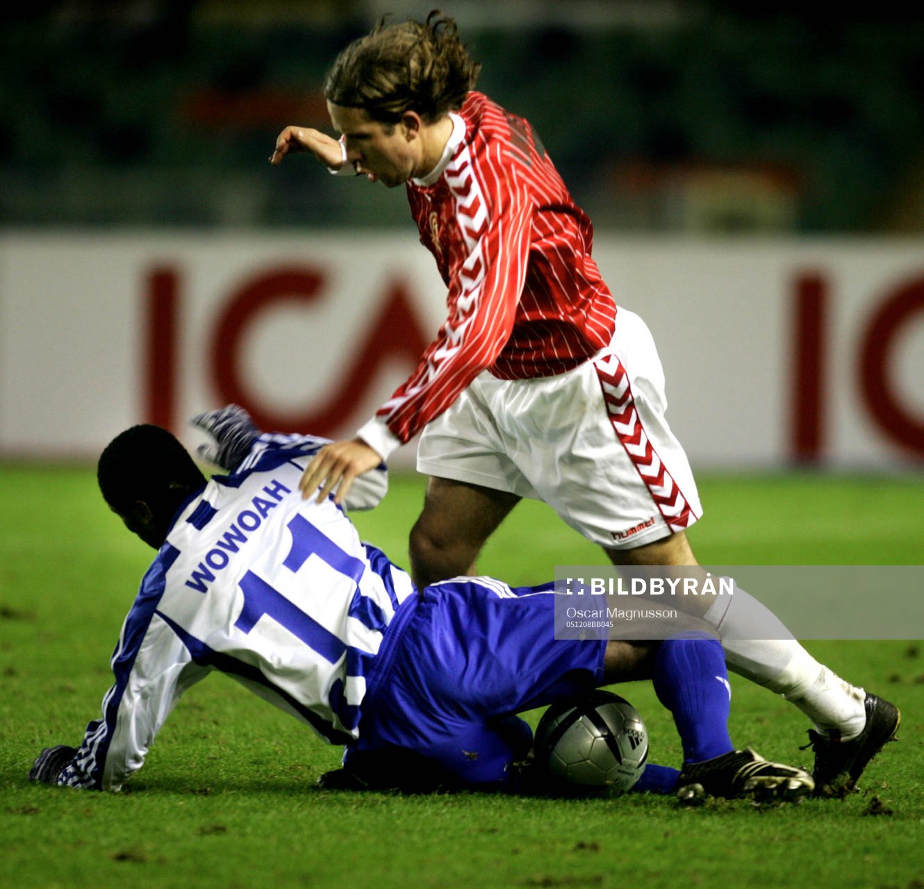 Samuel Wowoah,  Göteborg och Mattias Lindström, Aalborg