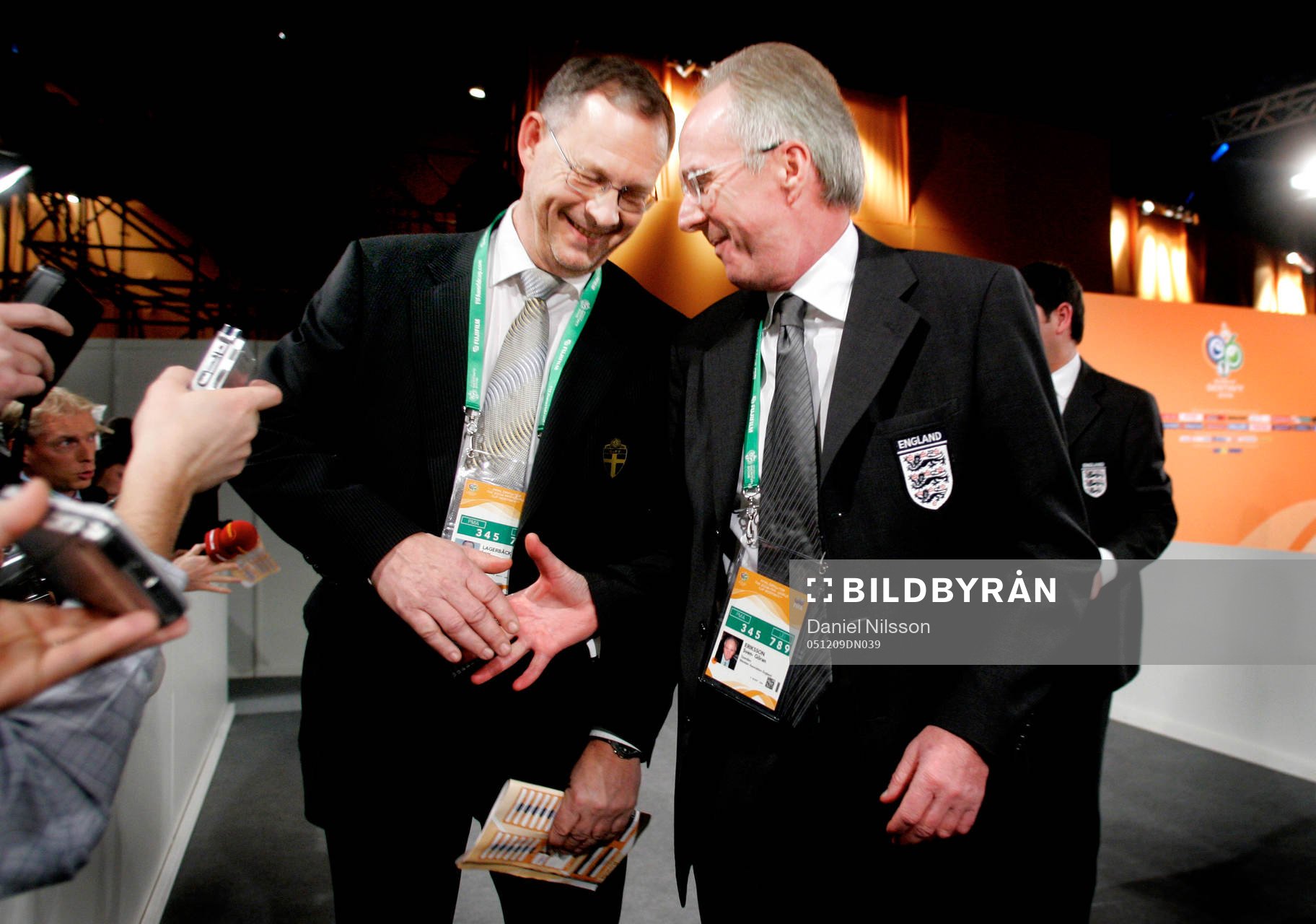 Lars Lagerbäck, förbundskapten Sverige och Sven-Göran