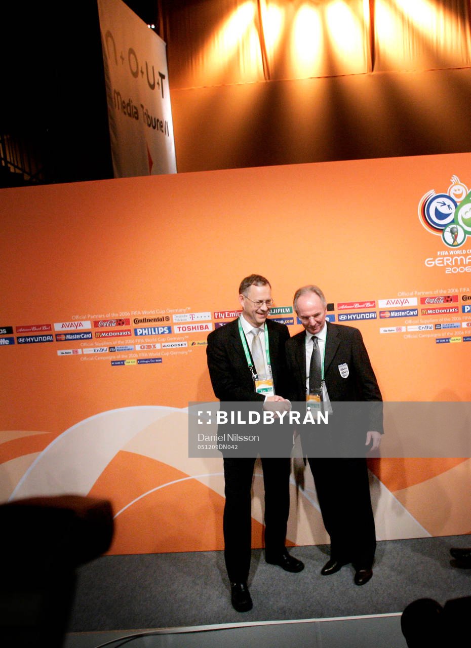 Lars Lagerbäck, förbundskapten Sverige och Sven-Göran