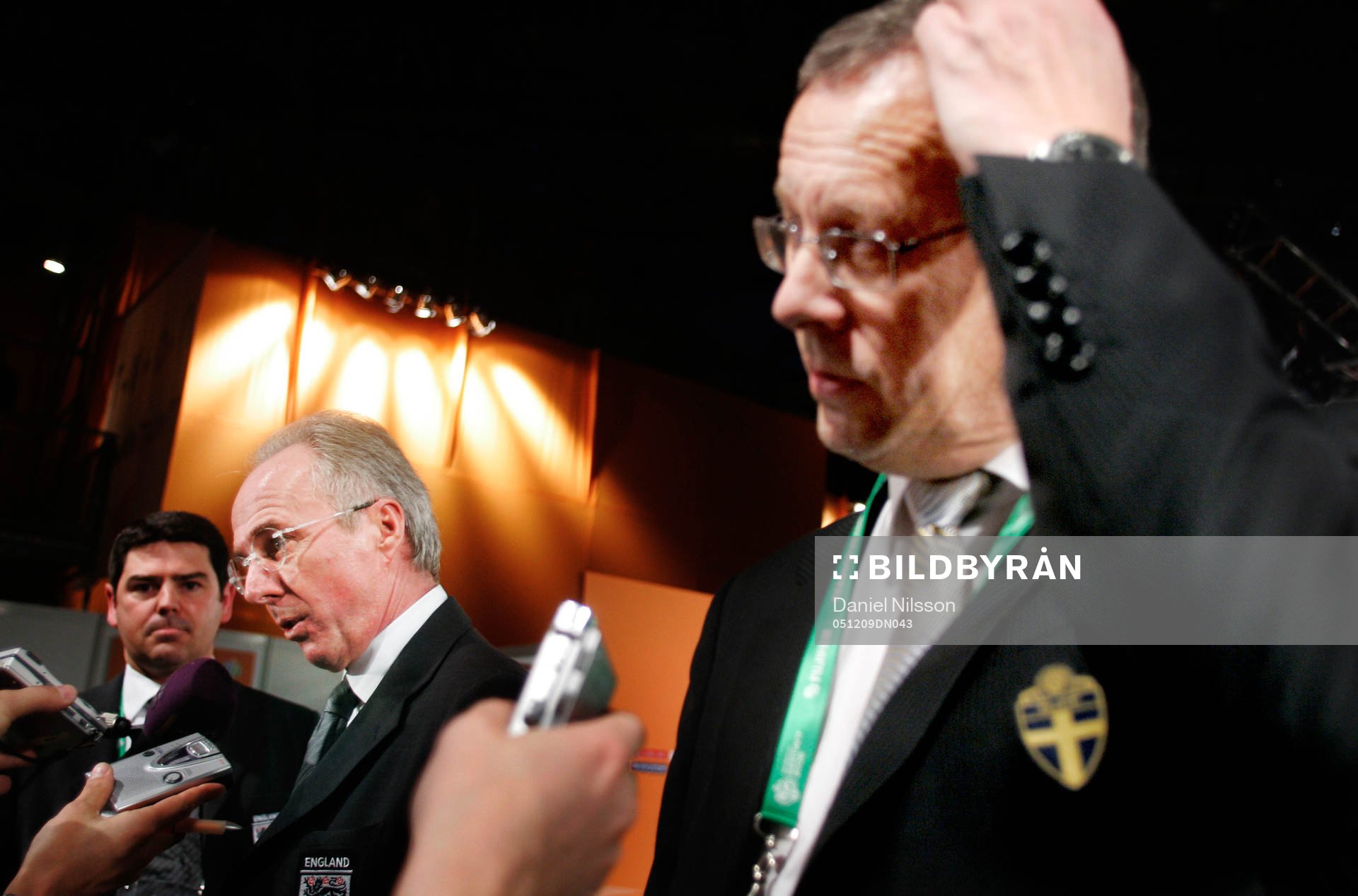 Lars Lagerbäck, förbundskapten Sverige och Sven-Göran