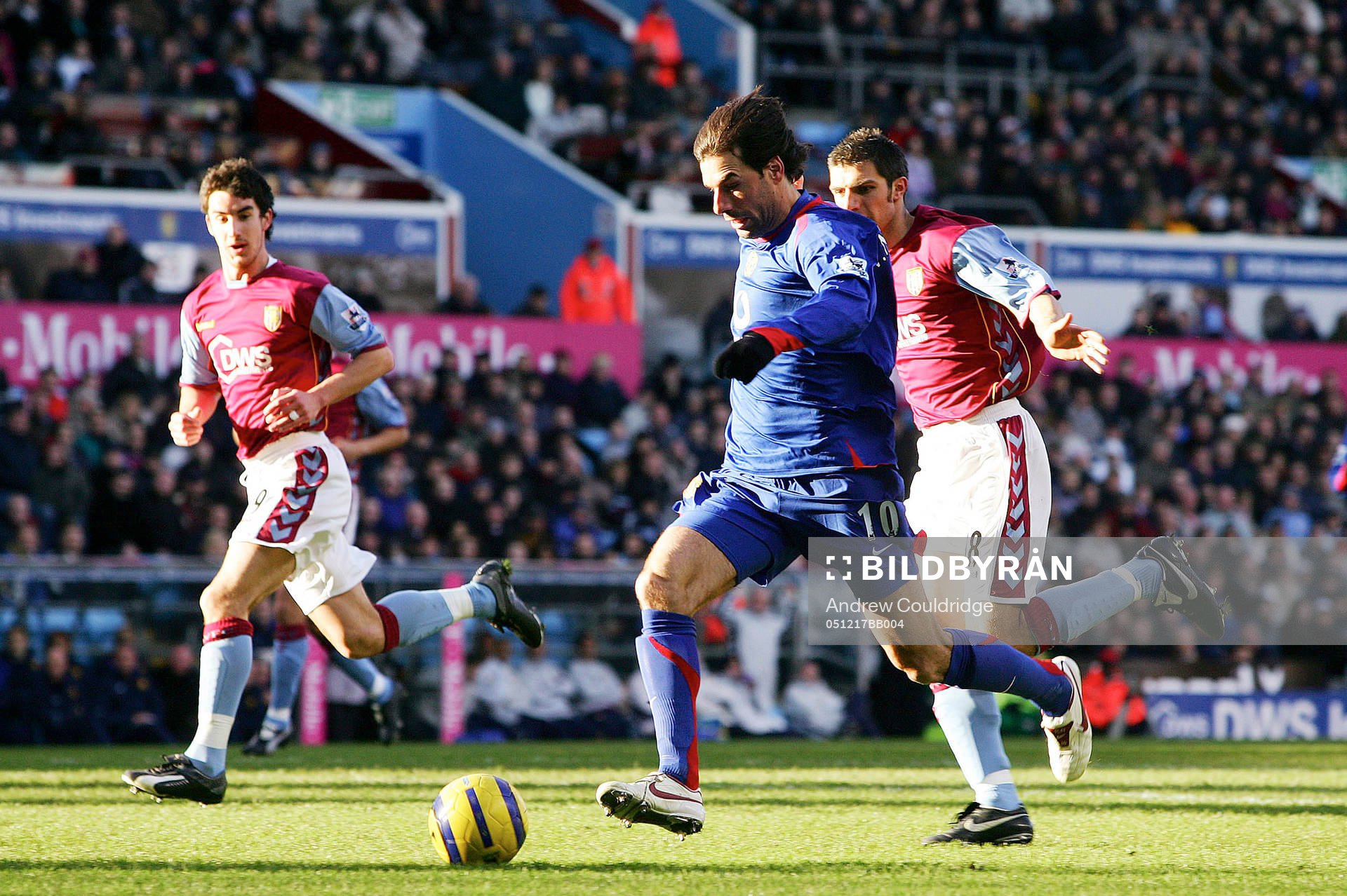 Fotboll, engelsk, Premier League, Aston Villa - Manchester