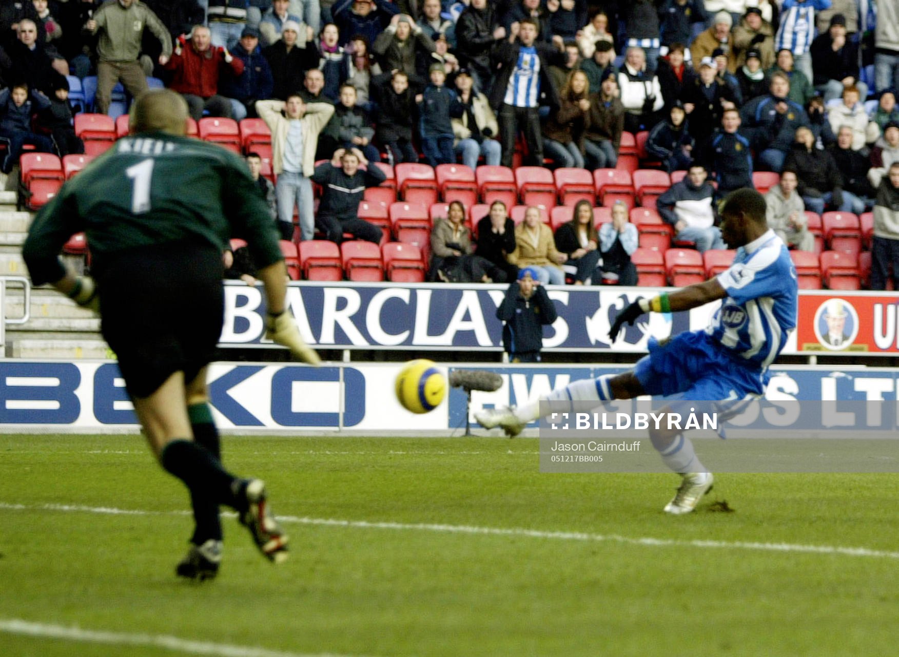 Fotboll, engelsk, Premier League, Wigan Athletic - Charlton