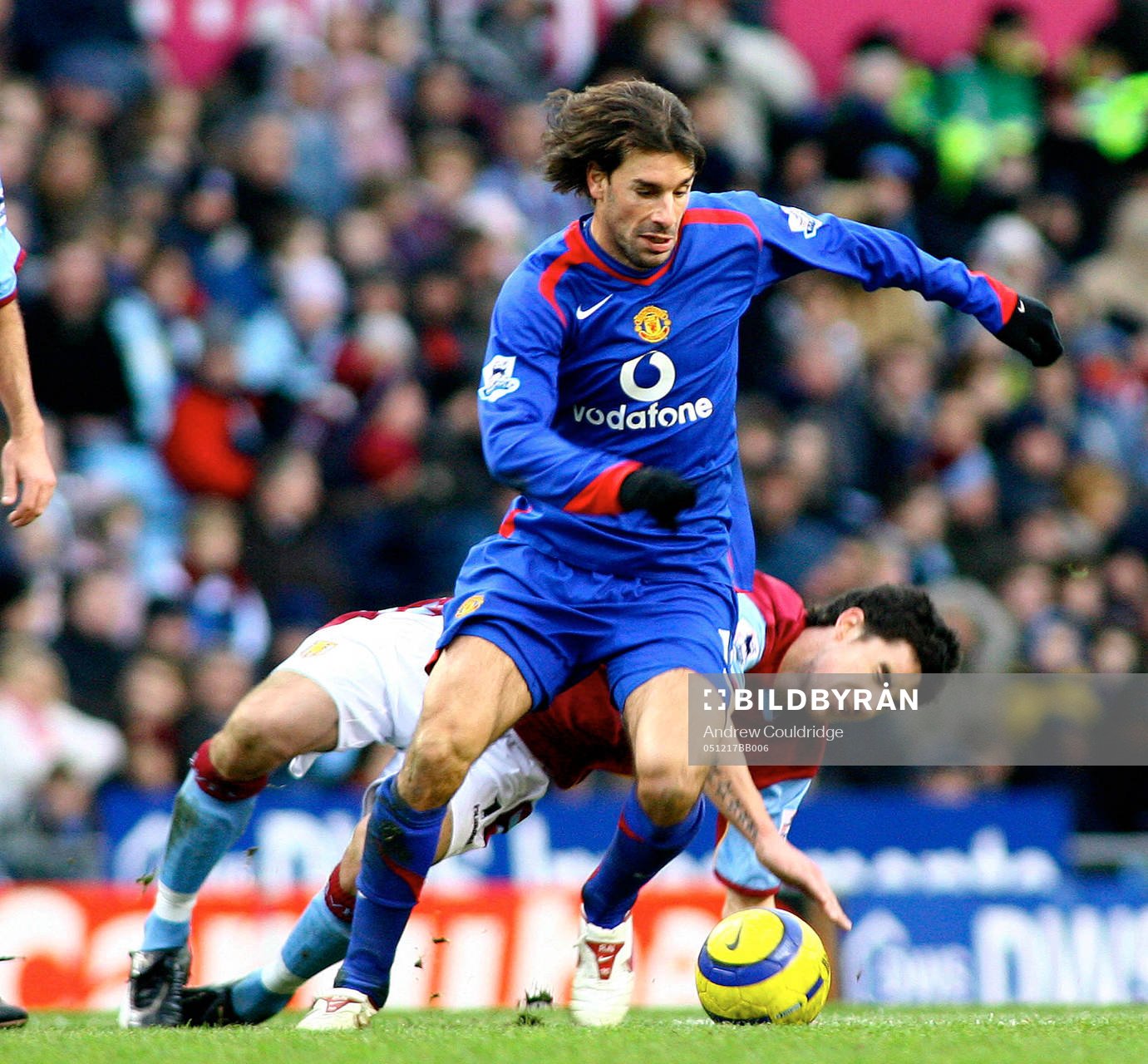 Fotboll, engelsk, Premier League, Aston Villa - Manchester