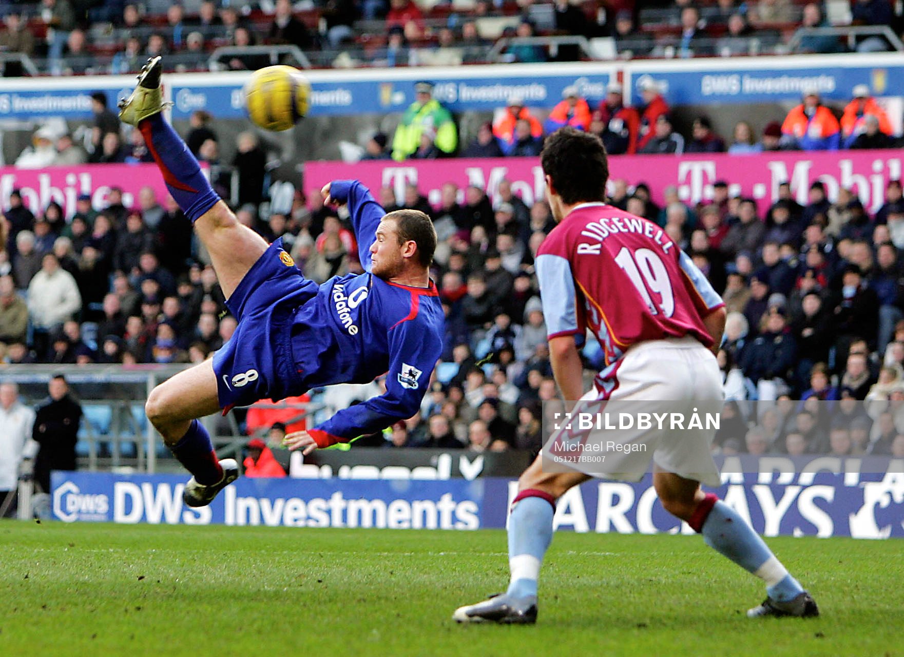 Fotboll, engelsk, Premier League, Aston Villa - Manchester