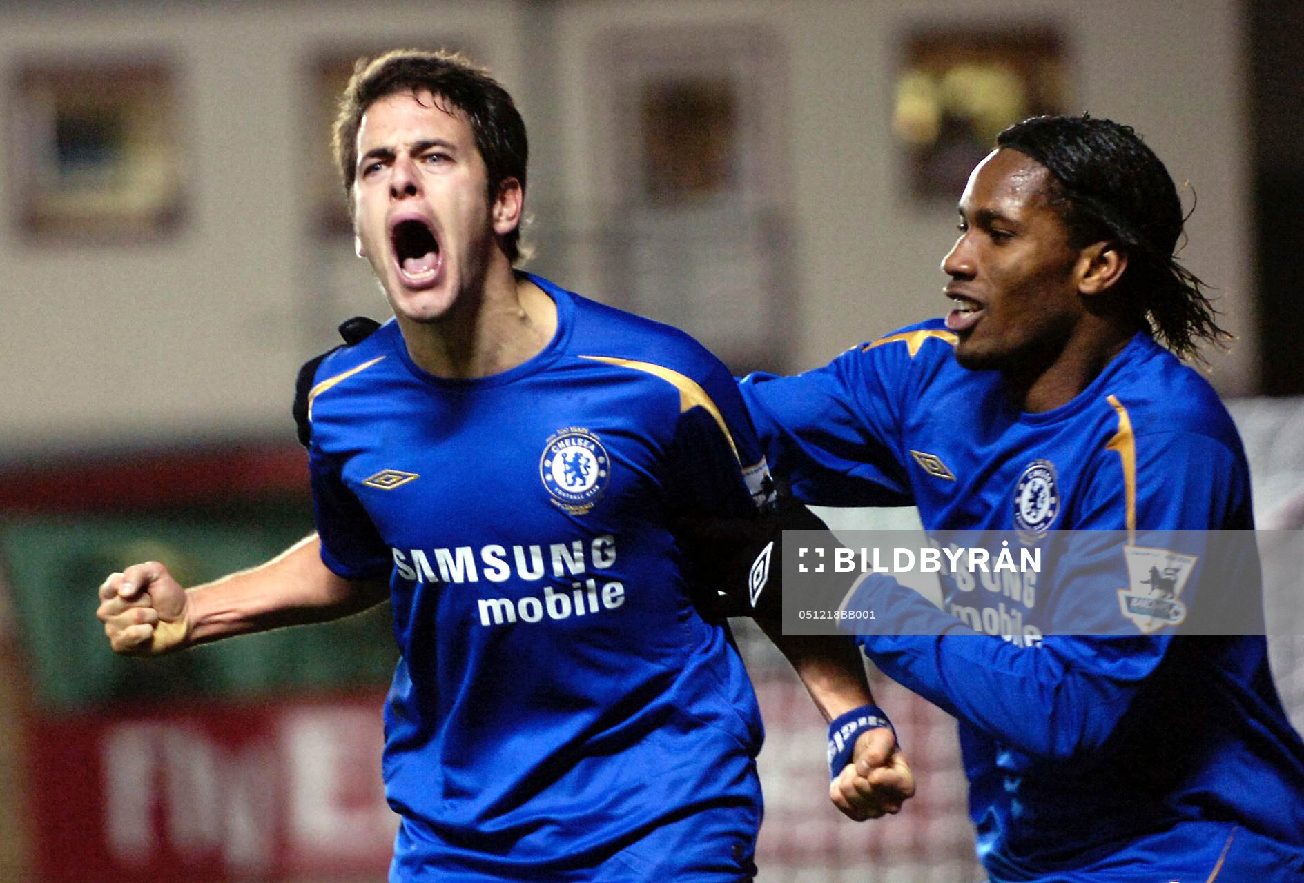  Joe Cole, Chelsea, jubel.