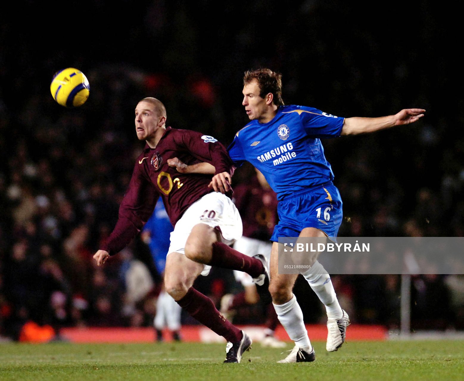 Philippe Senderos och Arjen Robben