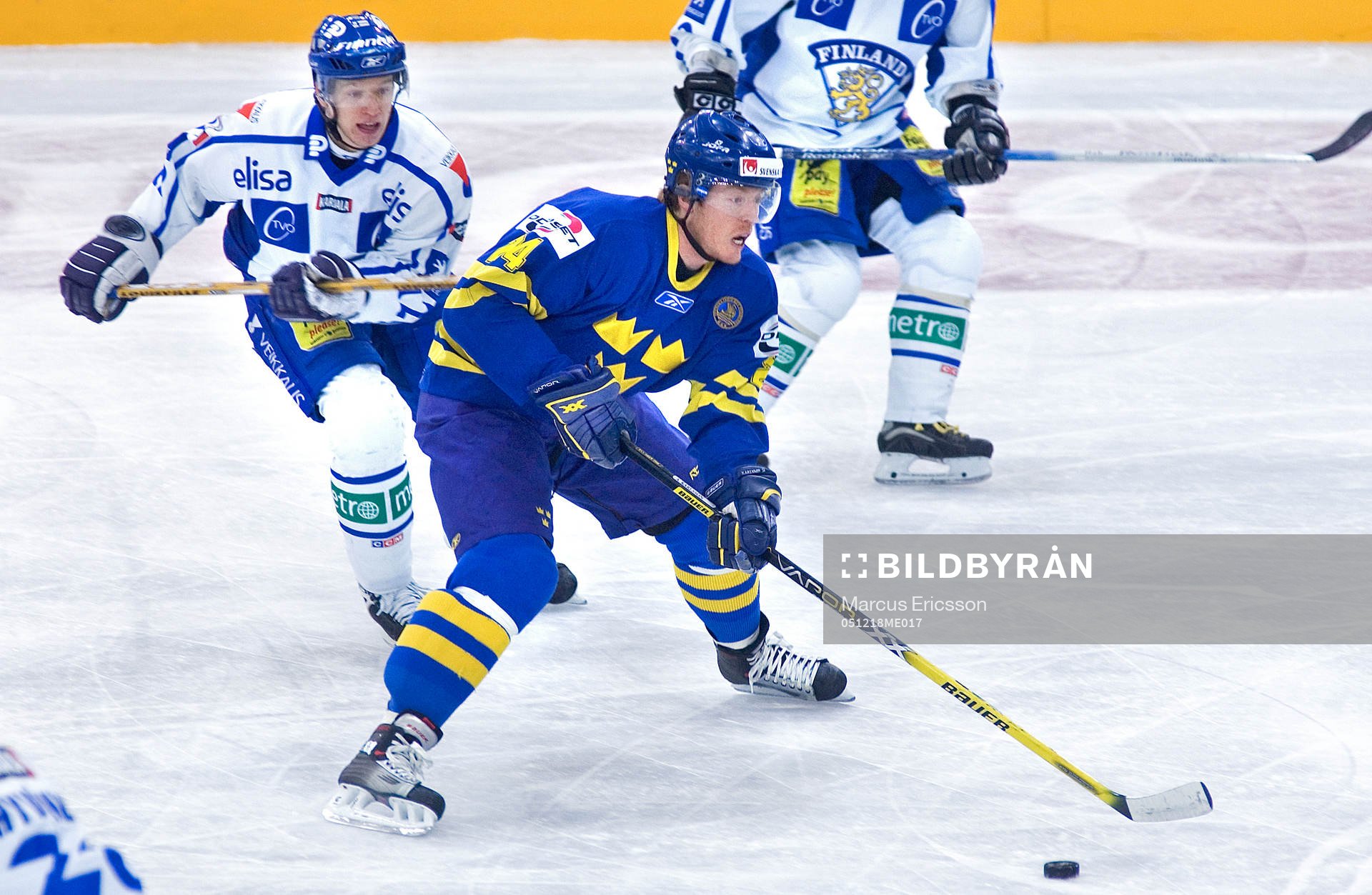 Andreas Karlsson, Sverige med Esa Pirnes, Finland i ryggen