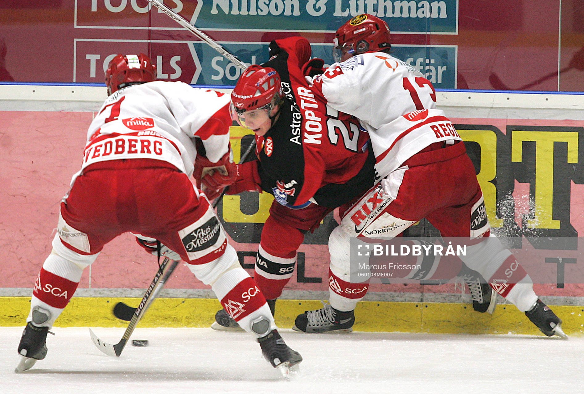 Anze Kopitar, Södertälje trycks upp i sargen
