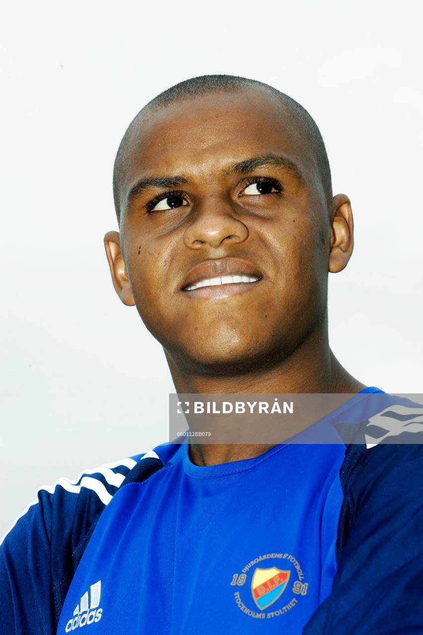 Nye brassen Thiago Qurino på första träningen