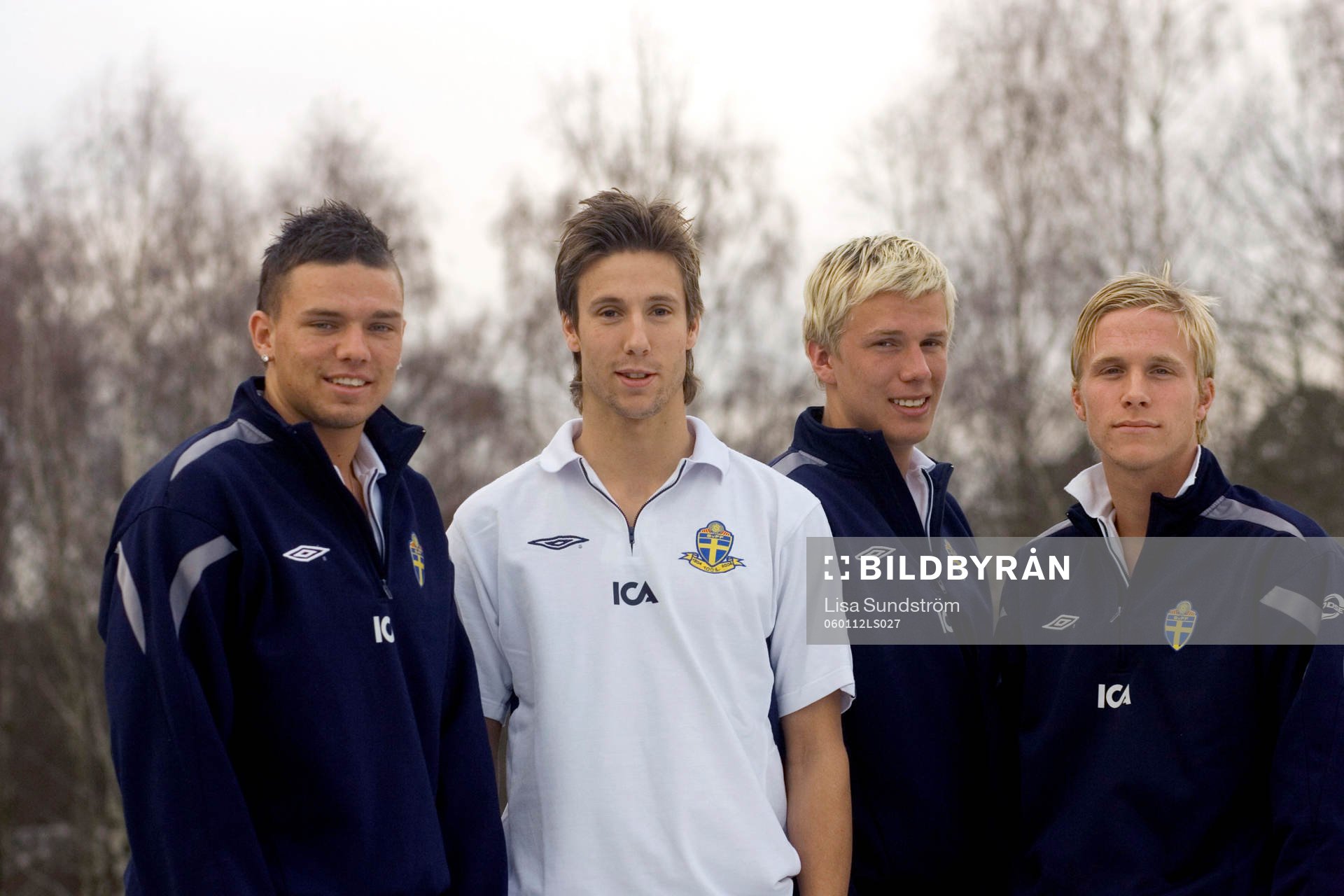 Marcus Berg, Mattias Bjärsmyr, Pontus Wernblom och Oscar