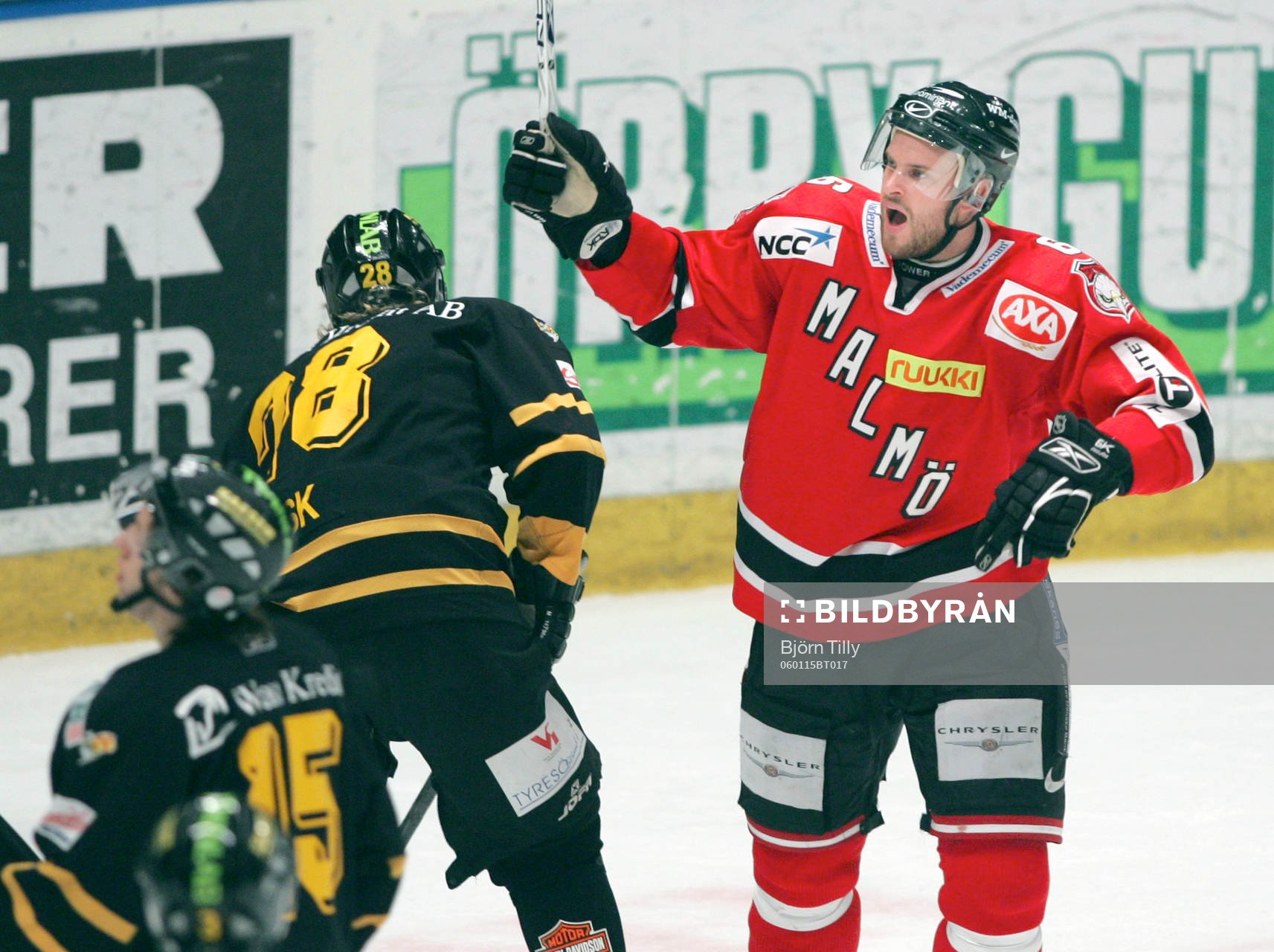 Patrik Ahlstrand, Malmö, jubel