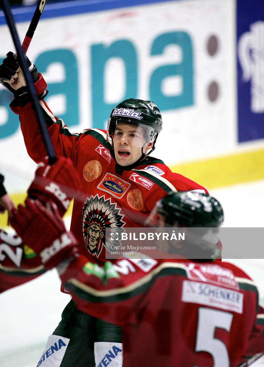 Peter Högaardh, Frölunda, jubel