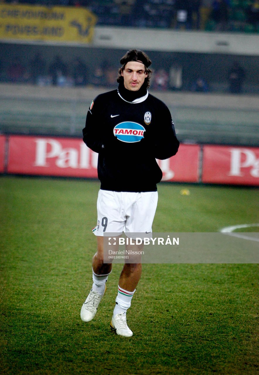 Zlatan Ibrahimovic,  Juventus, uppvärmning
