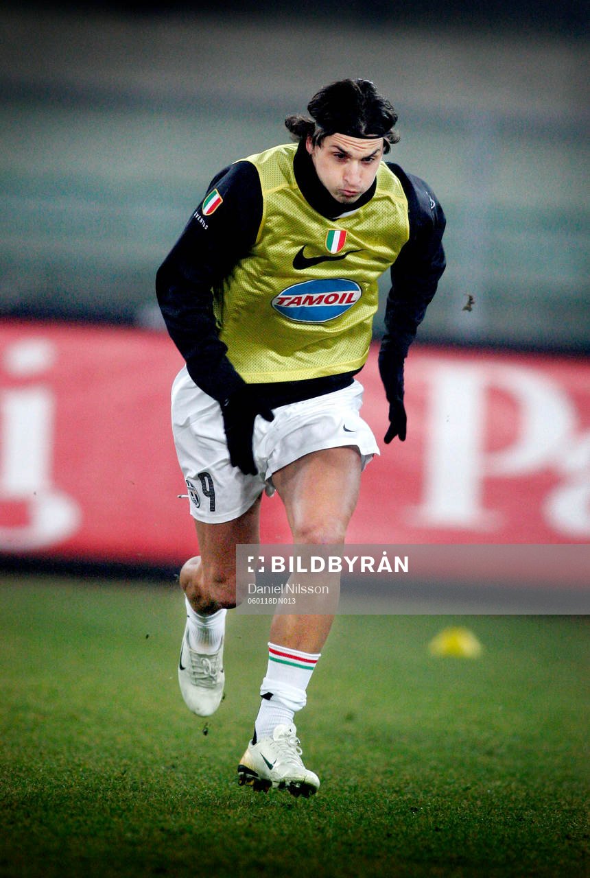 Zlatan Ibrahimovic,  Juventus, uppvärmning