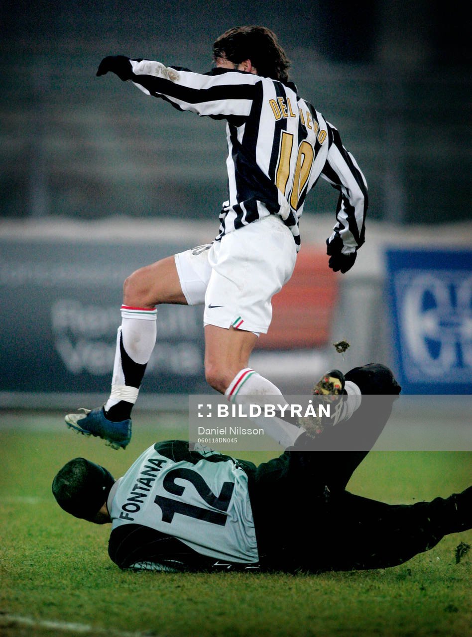 Alessandro Del Piero, Juventus och Fontana (målvakt) Chievo