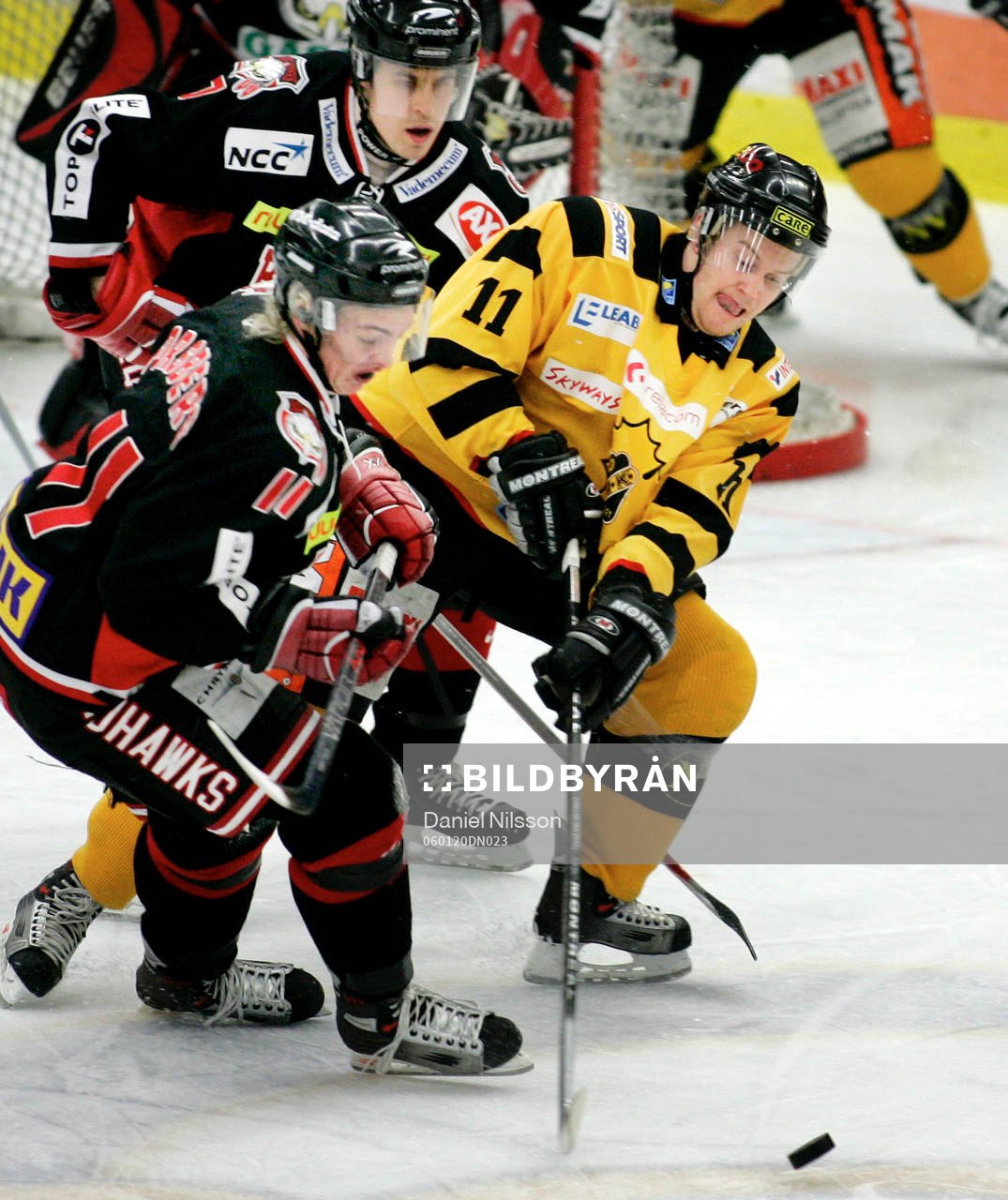 Johan Ramstedt, Skellefteå, håller tungan rätt i mun i