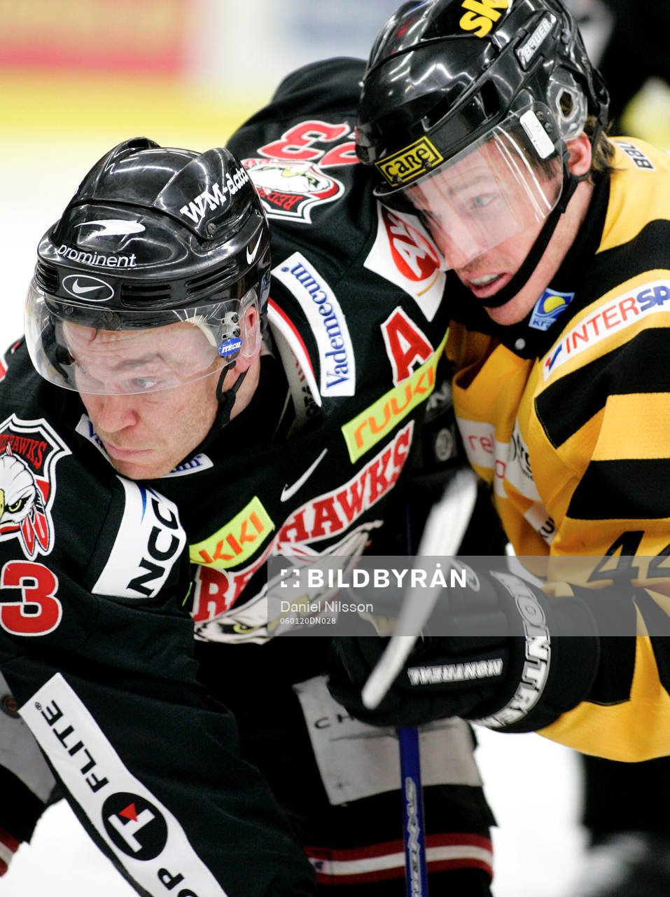 Mikael Wahlberg, Malmö och Brett Harkins, Skellefteå