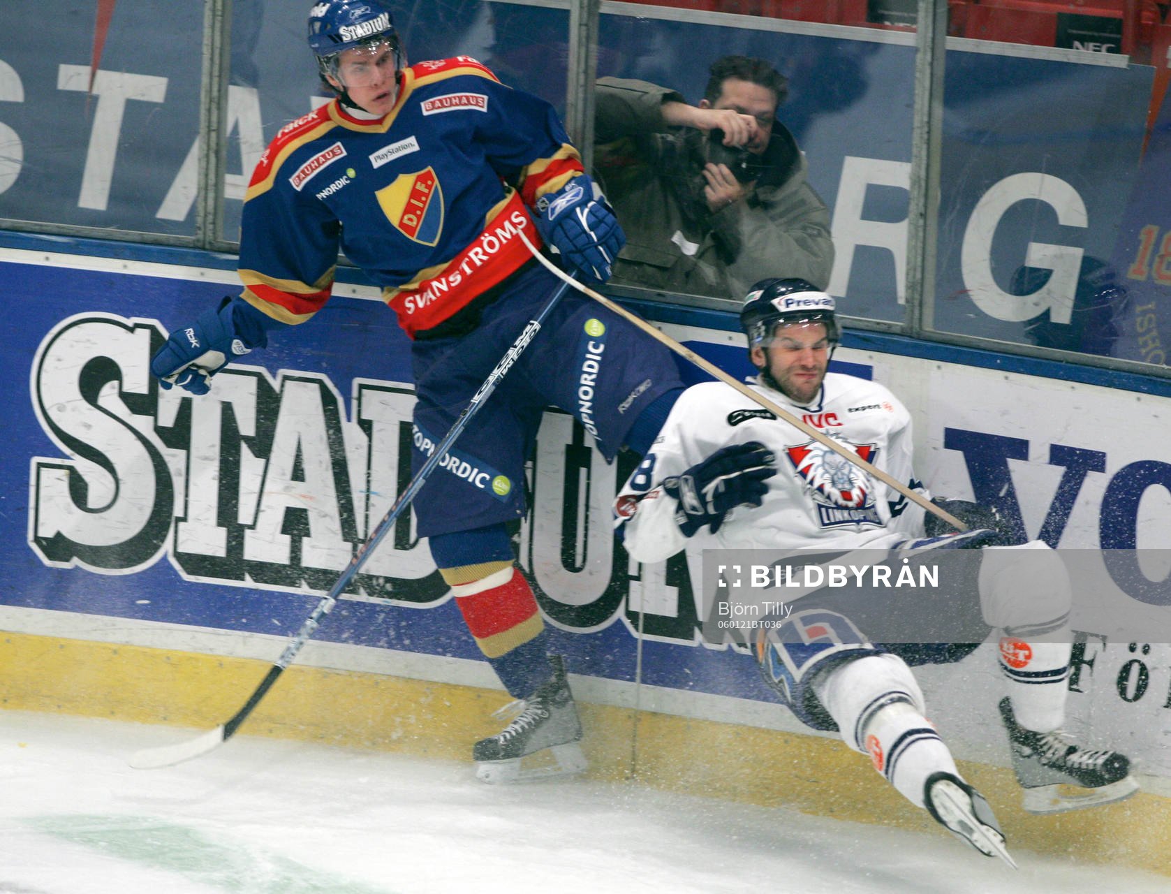 Christofer Löfberg, Djurgården och Johan Lindström,