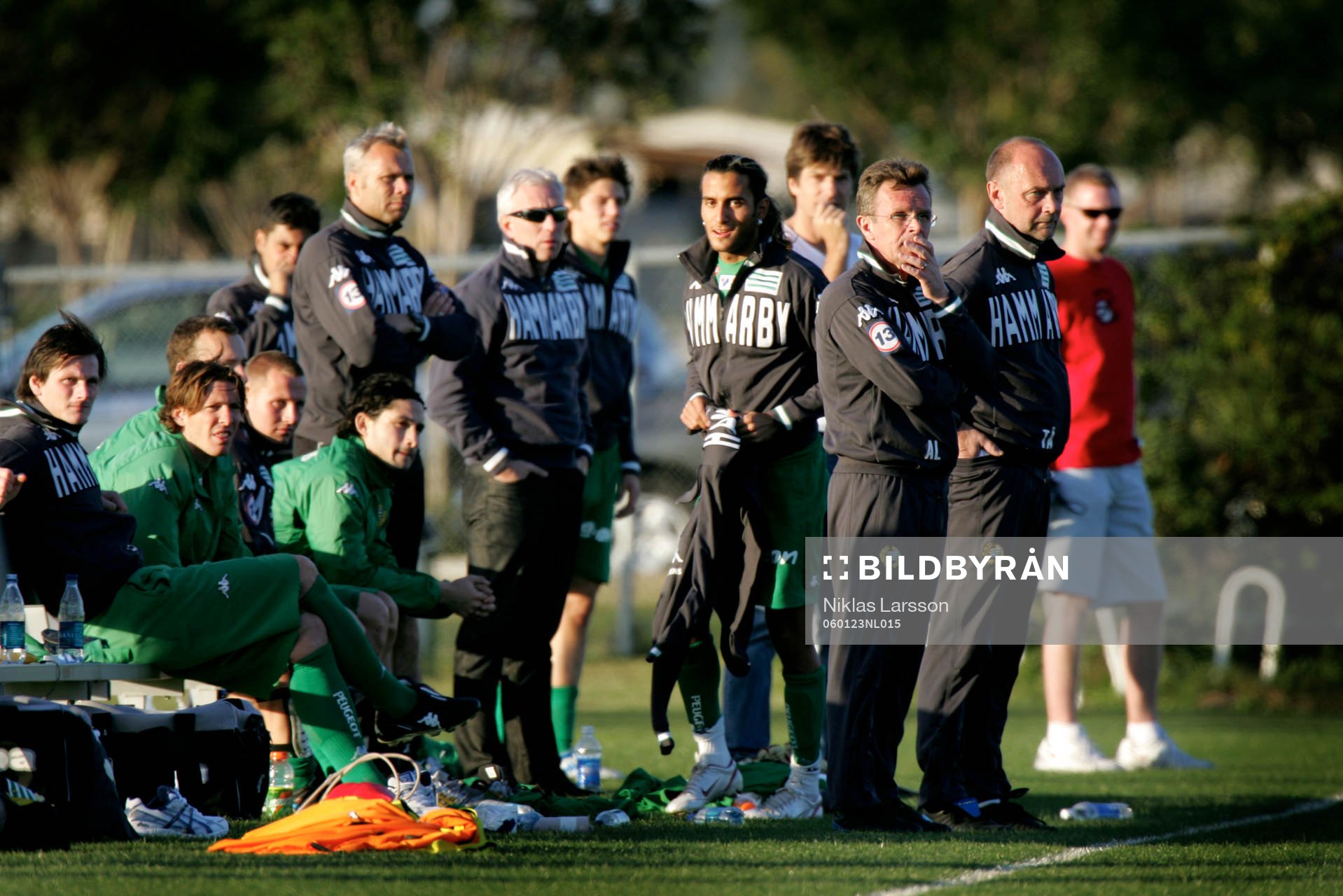 Hammarbys avbytarbänk med Anders Linderoth i spetsen