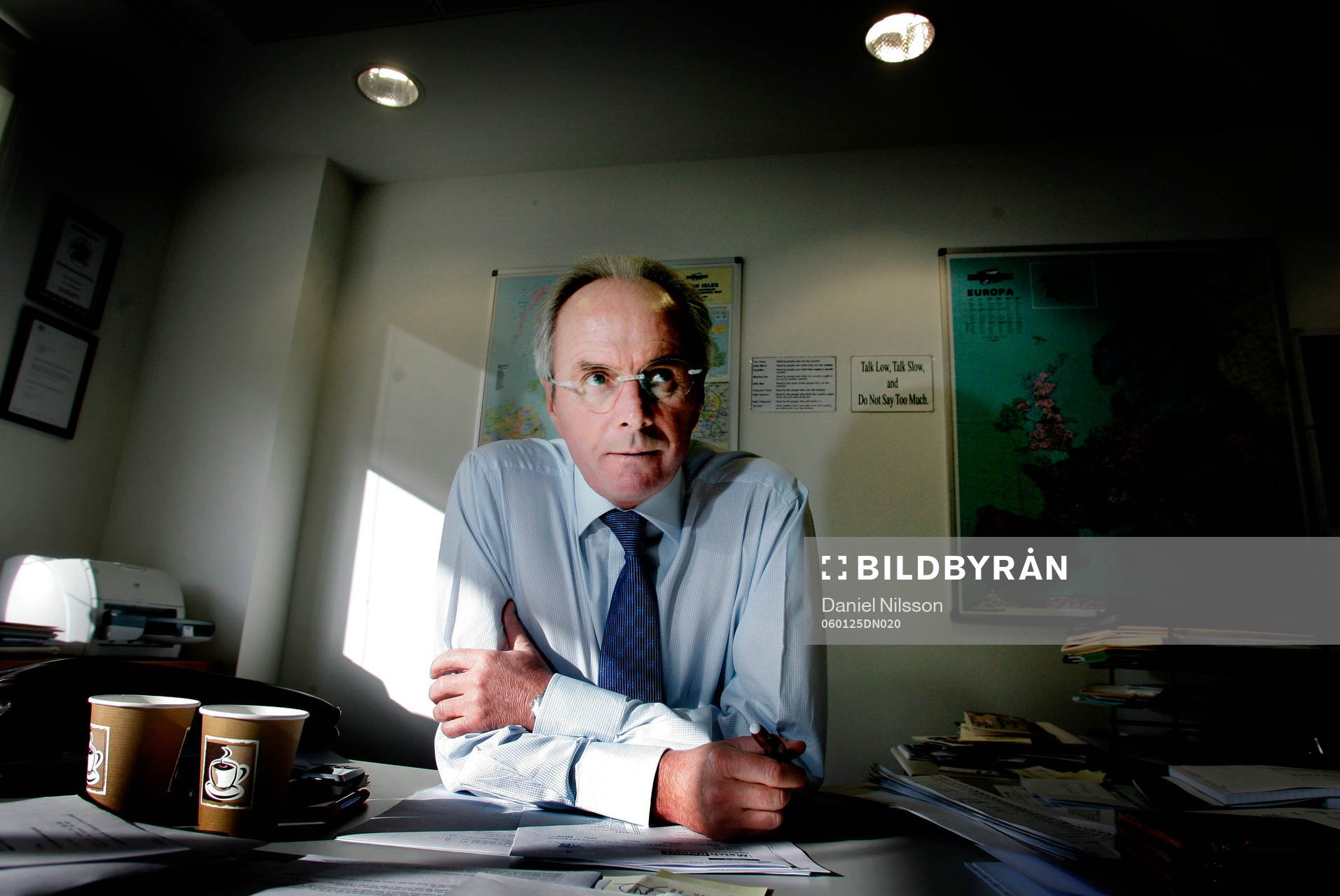 Fotboll, Sven-Göran Eriksson, (svennis) förbundskapten,