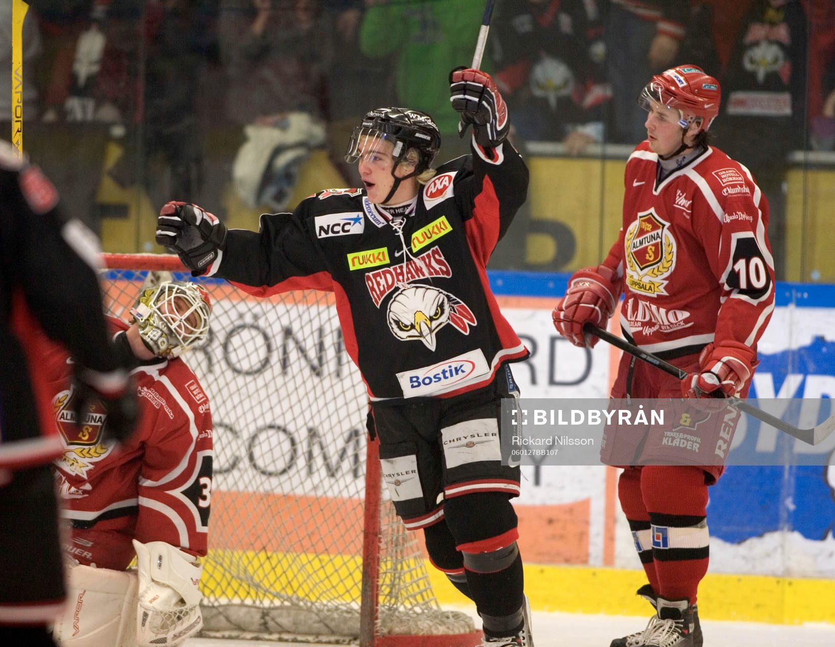 Gusten Törnqvist, målvakt, Mattias Karlsson, depp. Johan