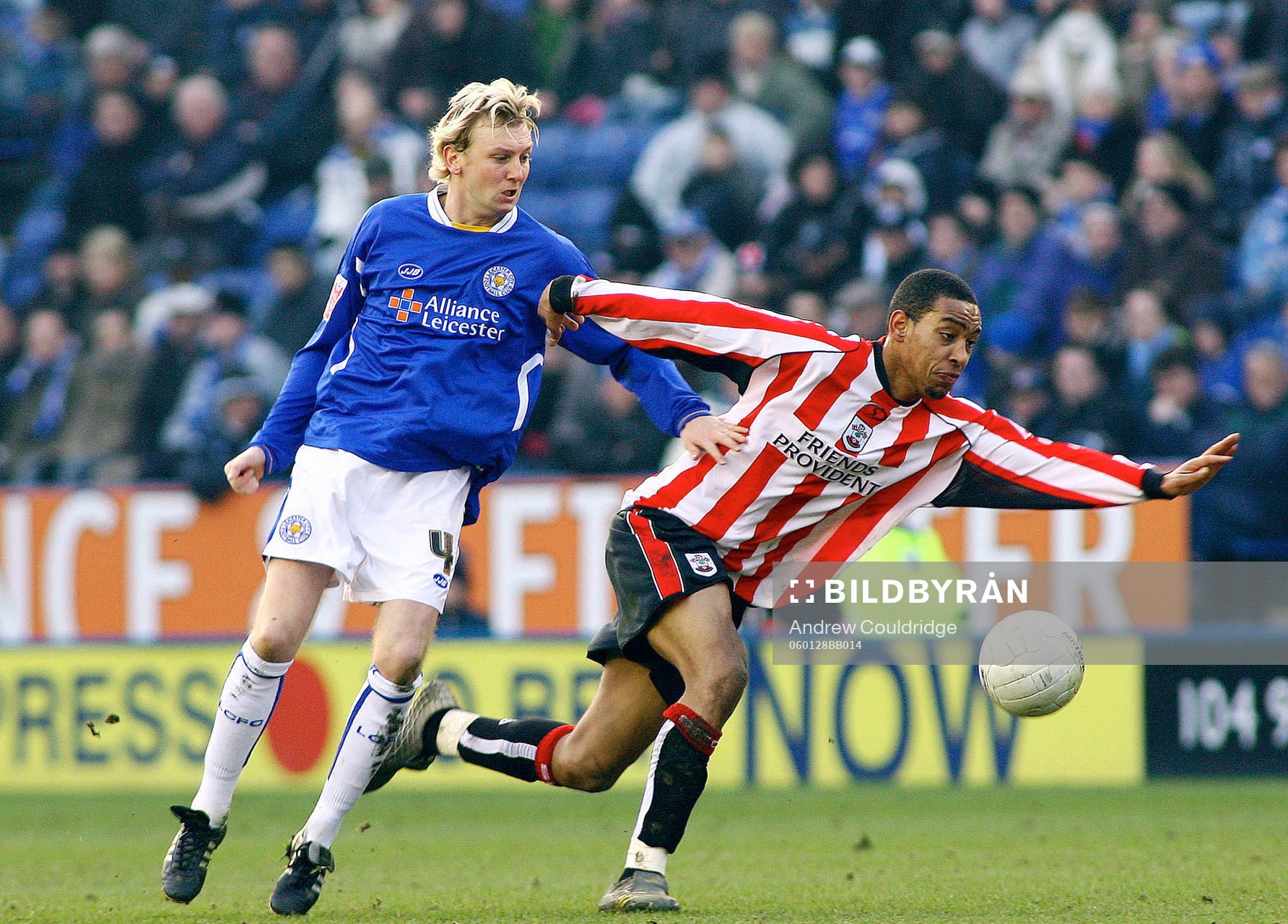 Dexter Blackstock, Southampton och Stephen Hughes, Leicester