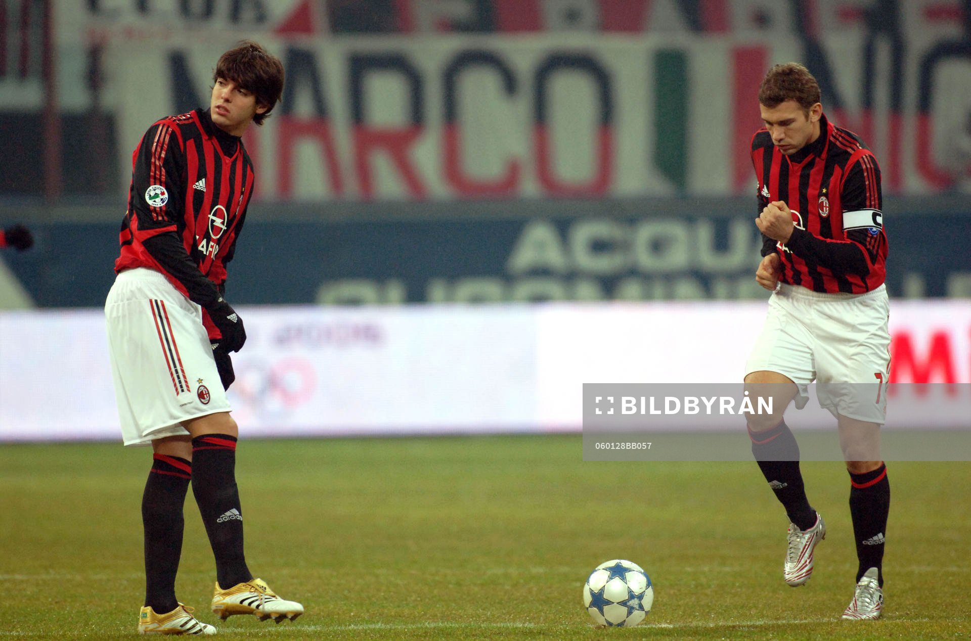 Kaka och Shevchenko Milan