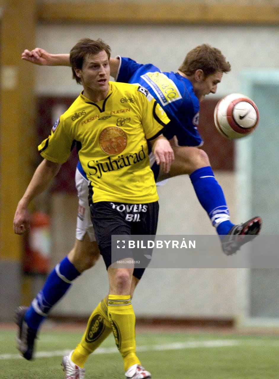 Matchhjälten Daniel Mobaeck i aktion.