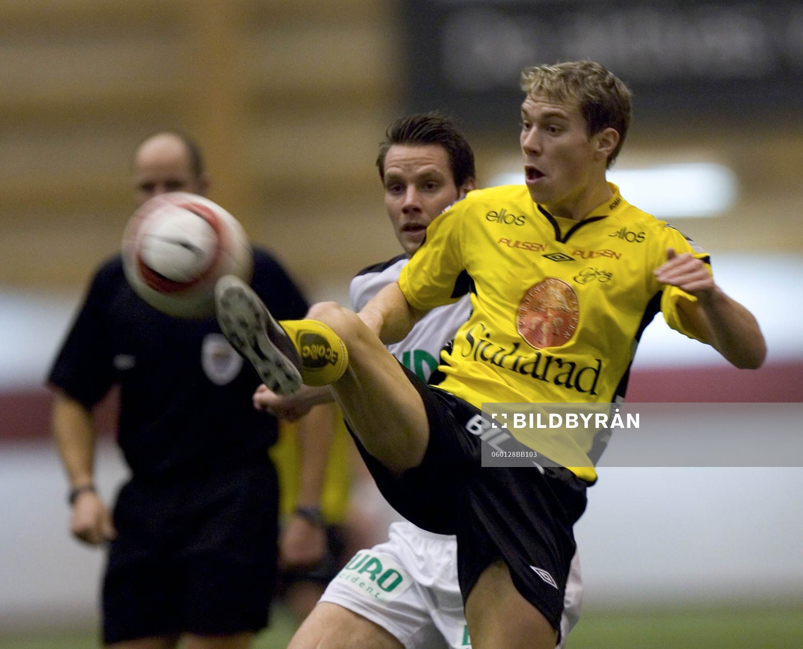  Alexander Söderberg bakom Daniel Alexandersson, men Alex vann matchen.