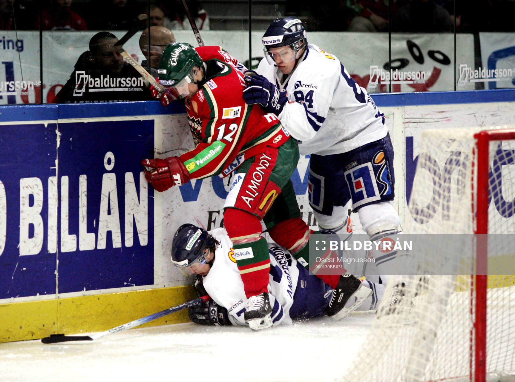 Peter Högardh, Frölunda och Patric Blomdahl, Linköping.