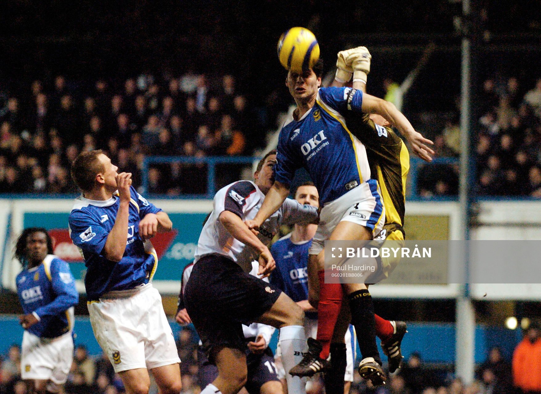 Fotboll, engelsk liga, Premier League, Portsmouth - Bolton