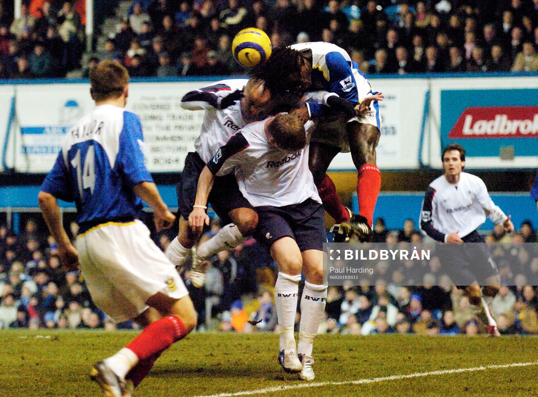 Fotboll, engelsk liga, Premier League, Portsmouth - Bolton
