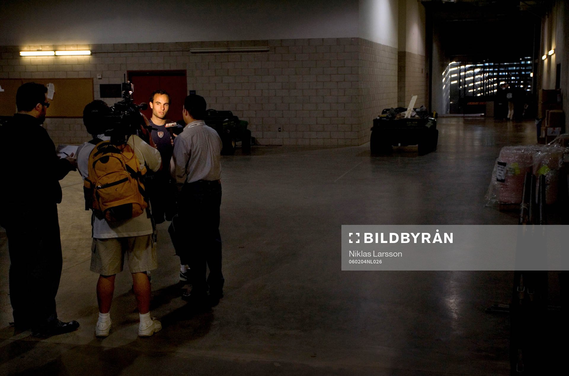 Reportage om fotboll i USA. Landon Donovan, USA