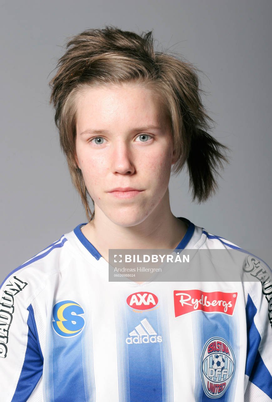Fotboll, dam, Porträtt, Eskilstuna