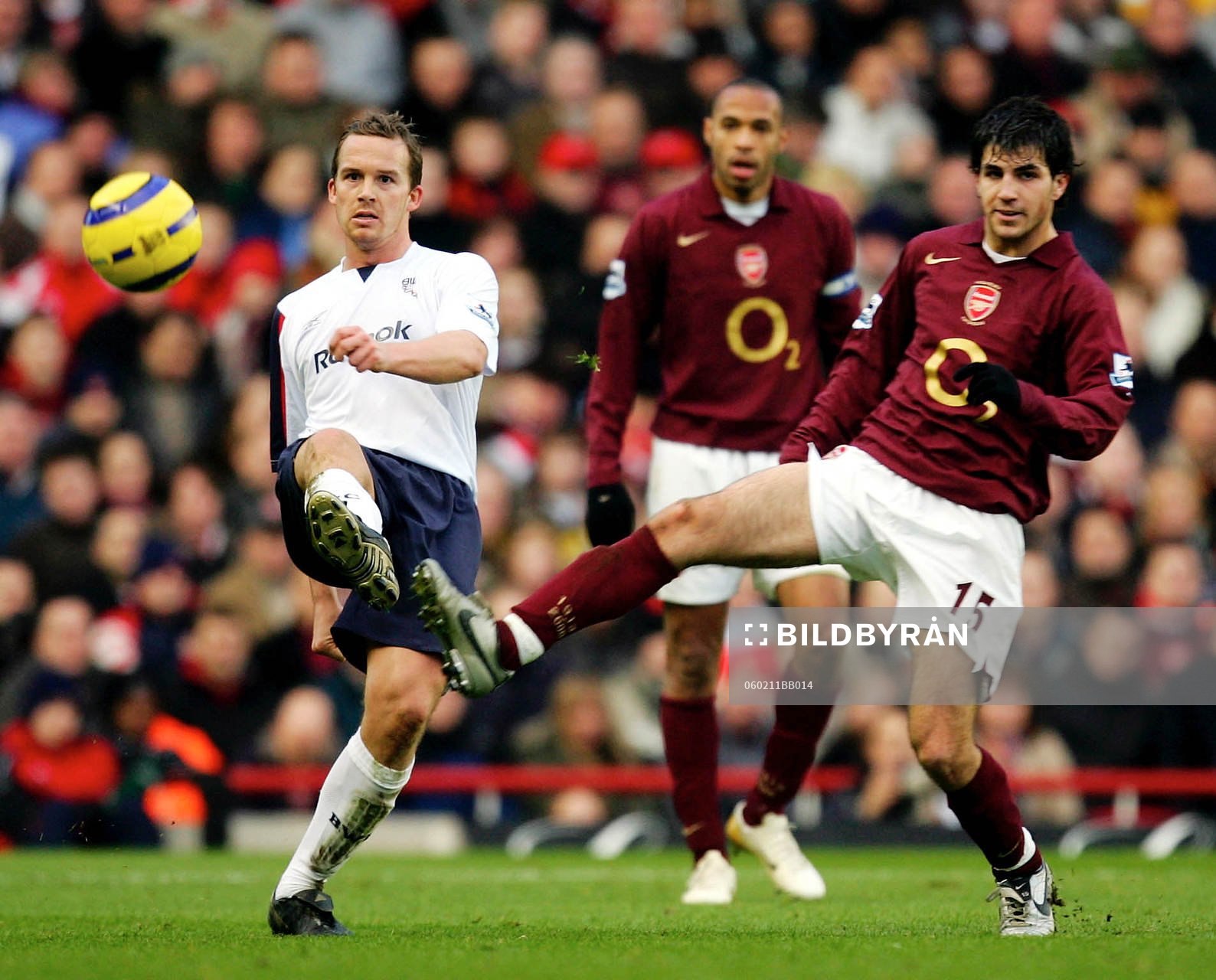 Kevin Davies, Bolton och Cesc Fabregas, Arsenal