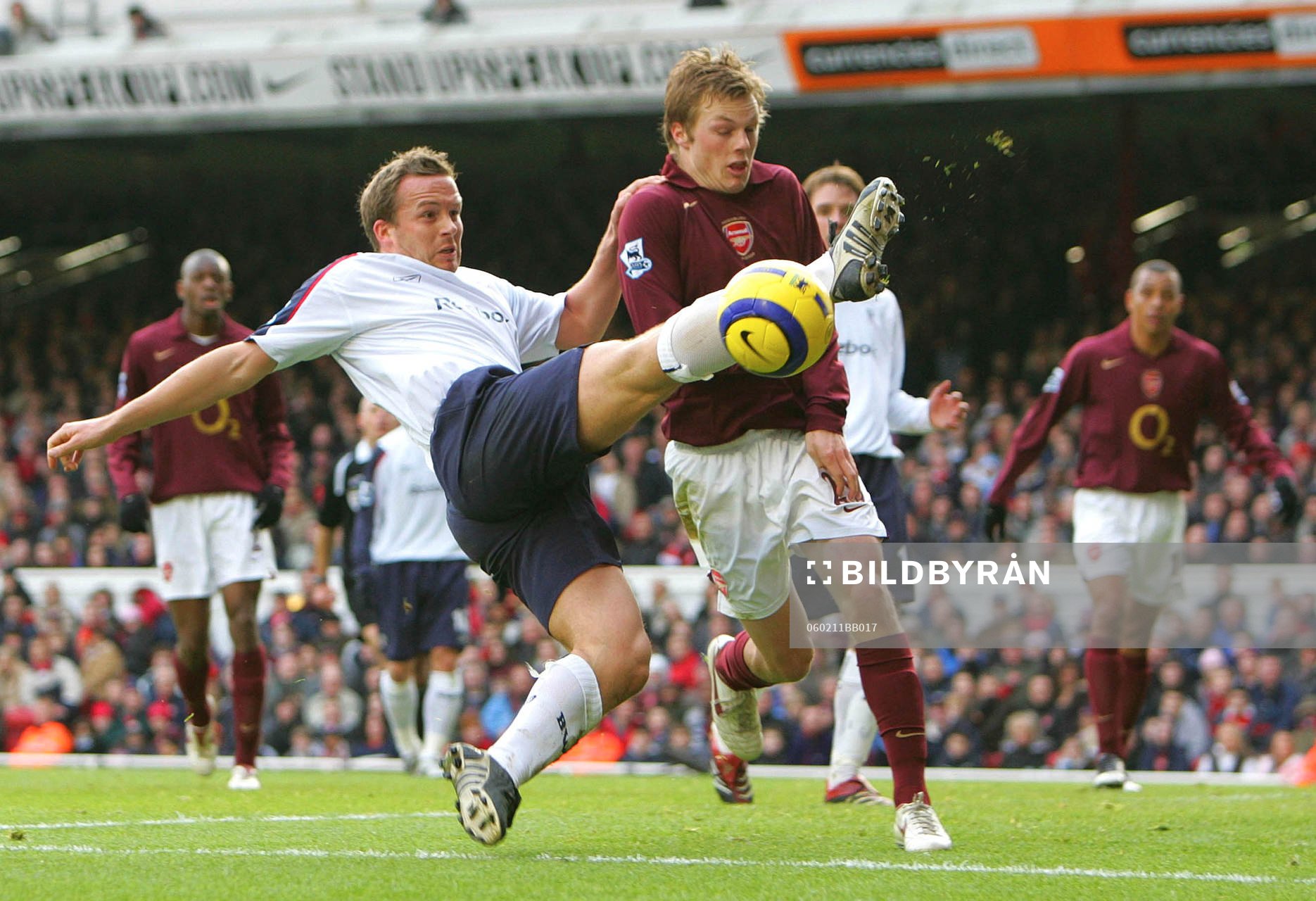 Kevin Davies och Sebastian Larsson
