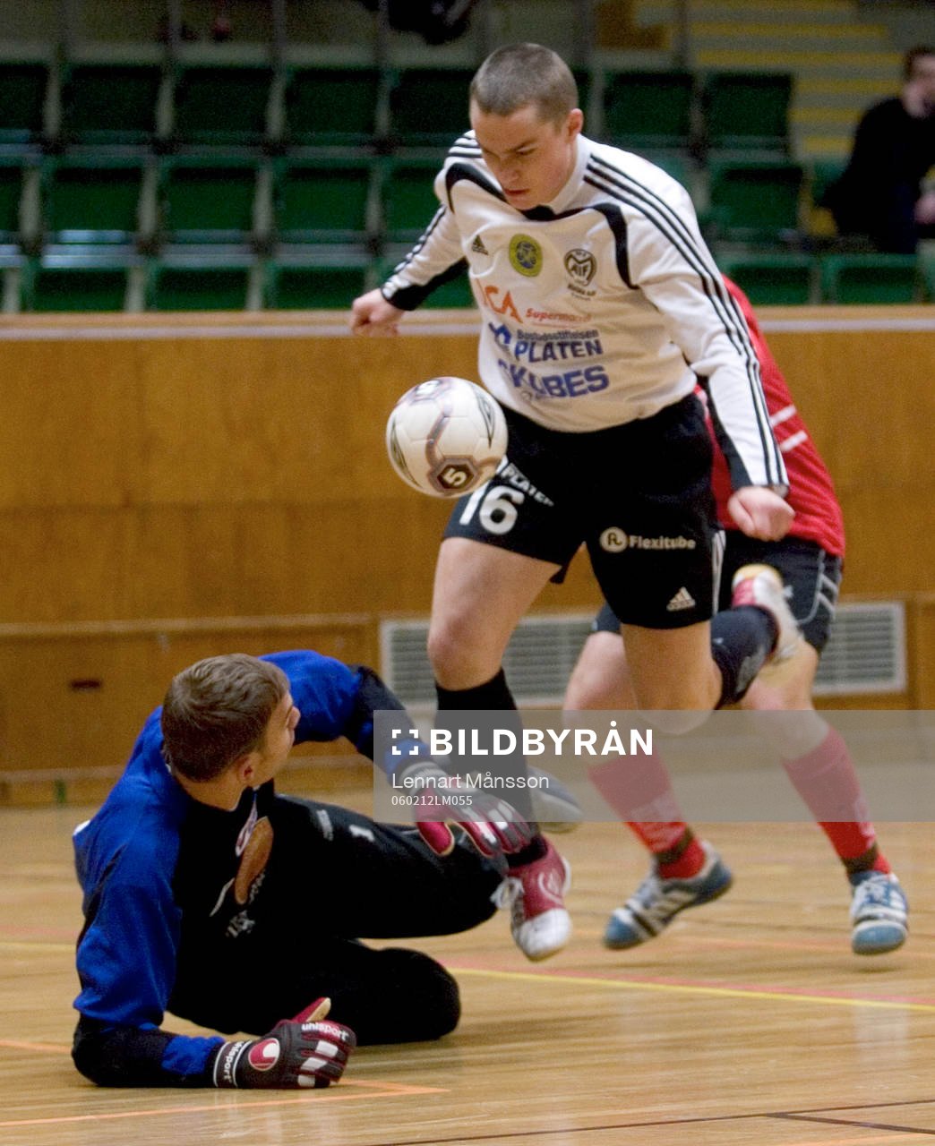 Anders Jonsson, målvakt, Västervik och Daniel Leinar,