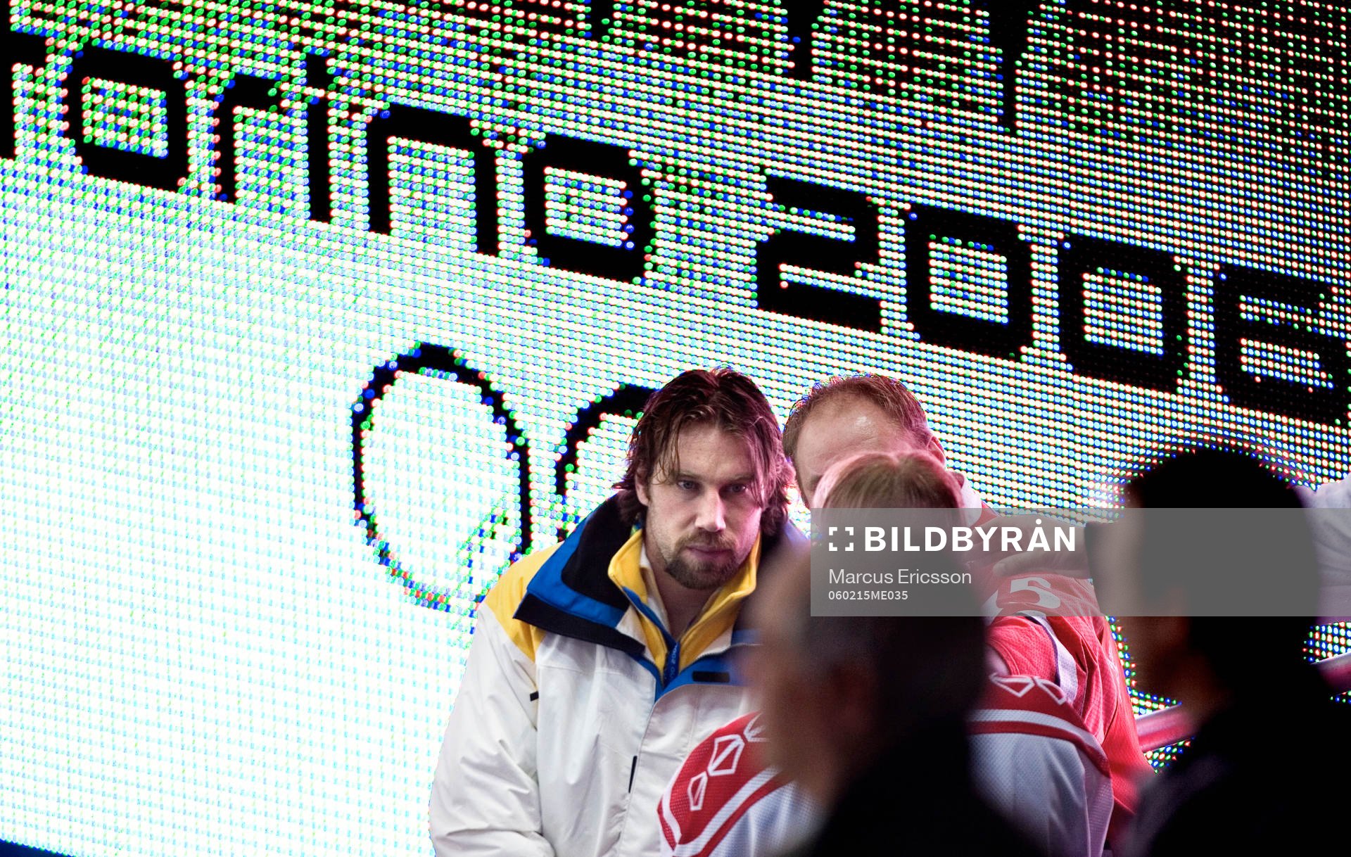 Peter Forsberg befann sig på läktaren