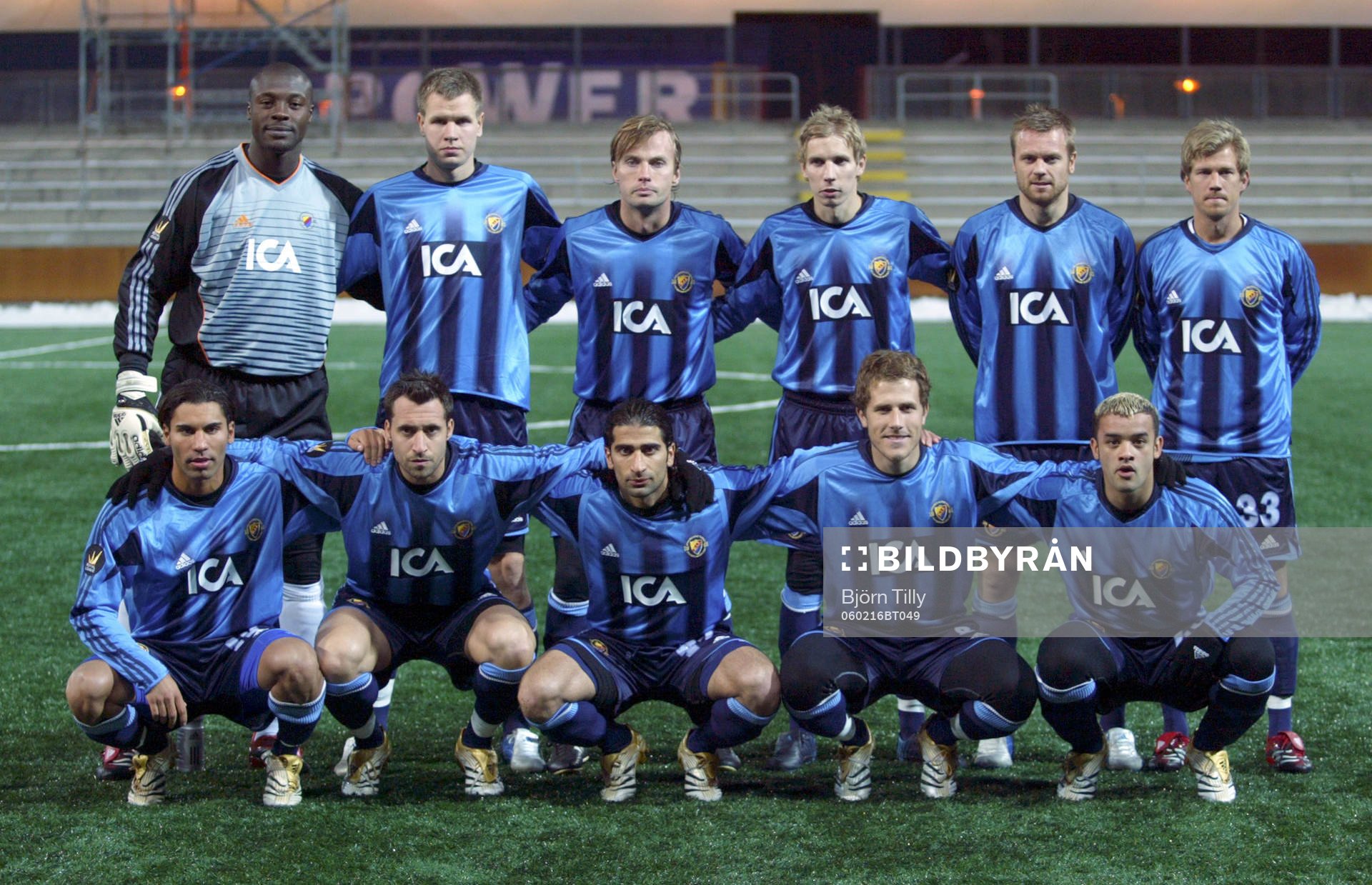Fotboll, Royal League, Djurgården, startelva, lagbild