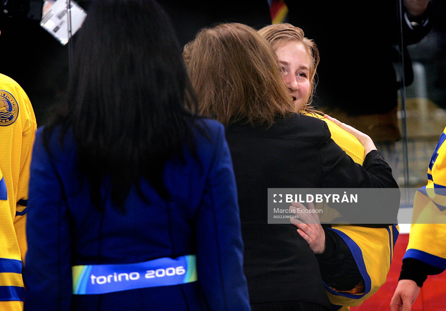 Kim Martin, målvakt och Gunilla Lindberg