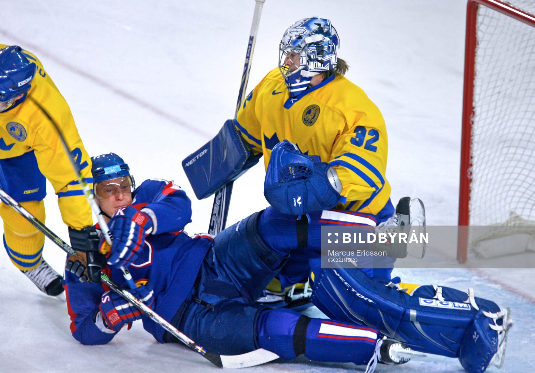 Marian Hossa, Slovakien och Mikael Tellqvist, målvakt