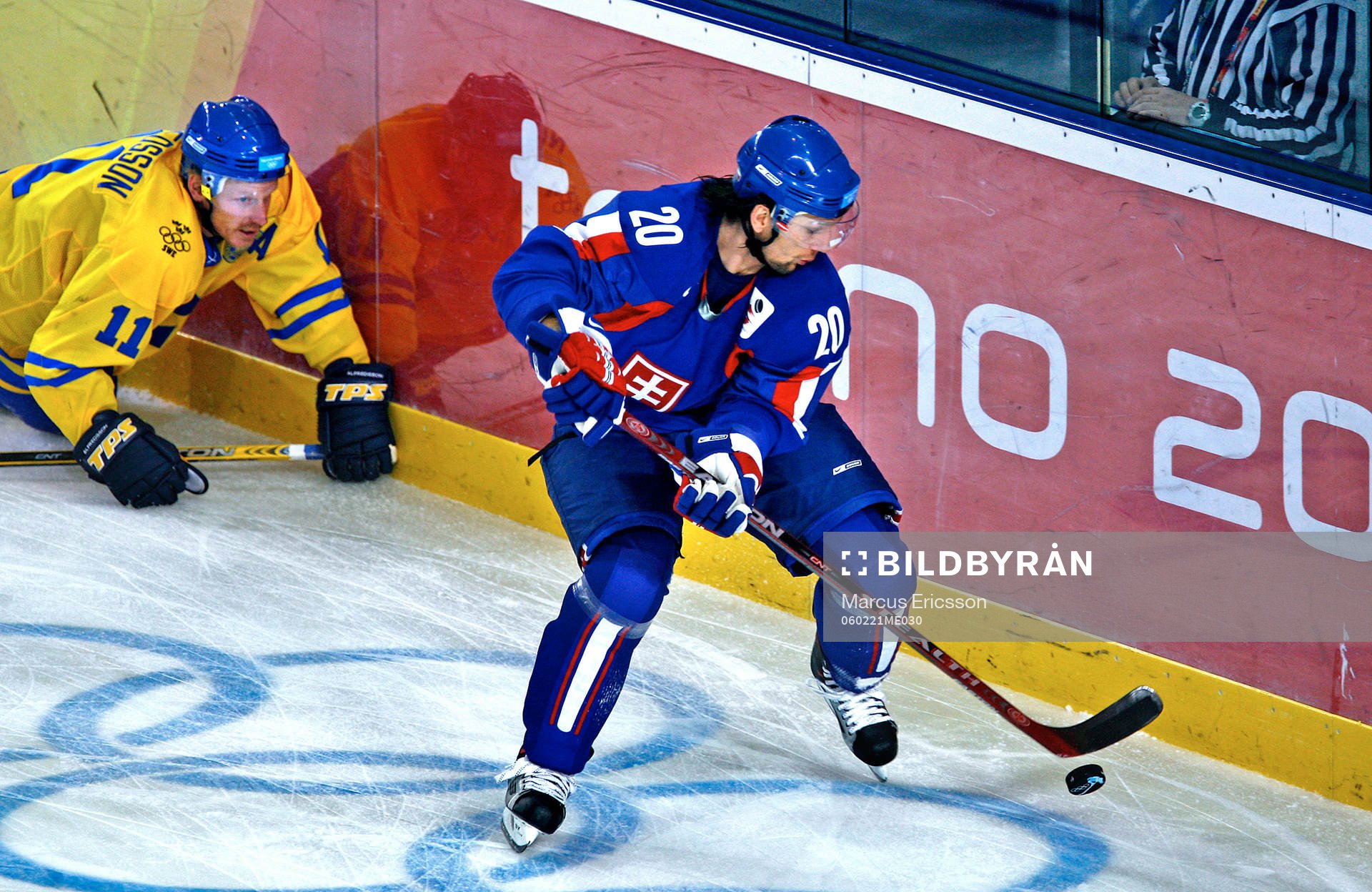 Daniel Alfredsson och Marian Hossa