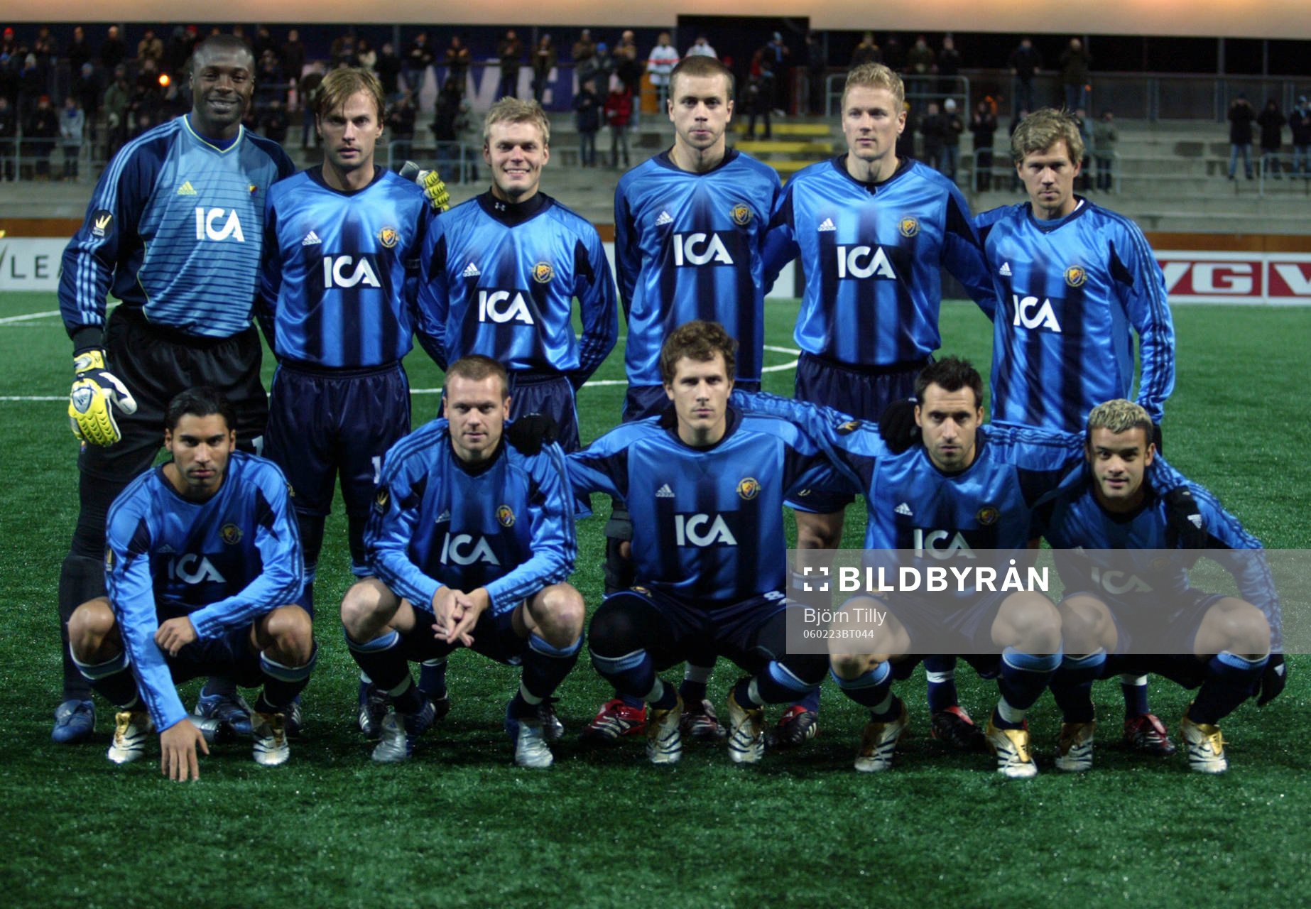 Djurgården, startelva, lagbild