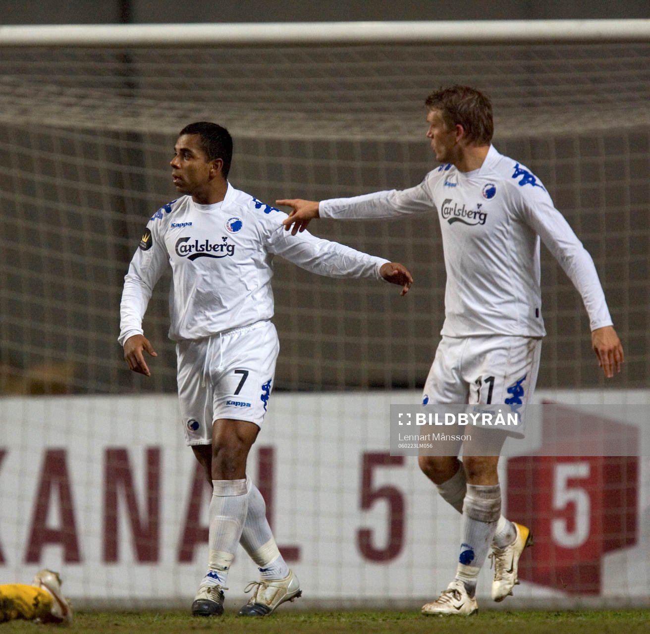 Alvaro Santos och Marcus Allbäck, FC Köpenhamn
