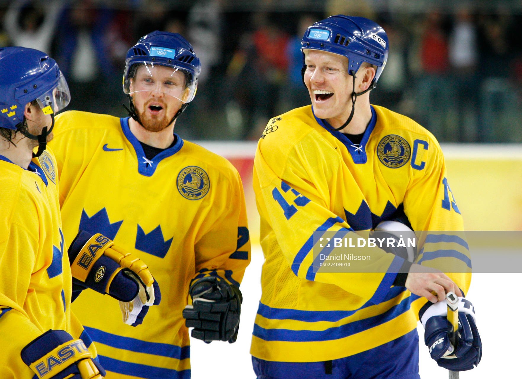 Henrik Sedin, Mats Sundin, jublar. Jubel