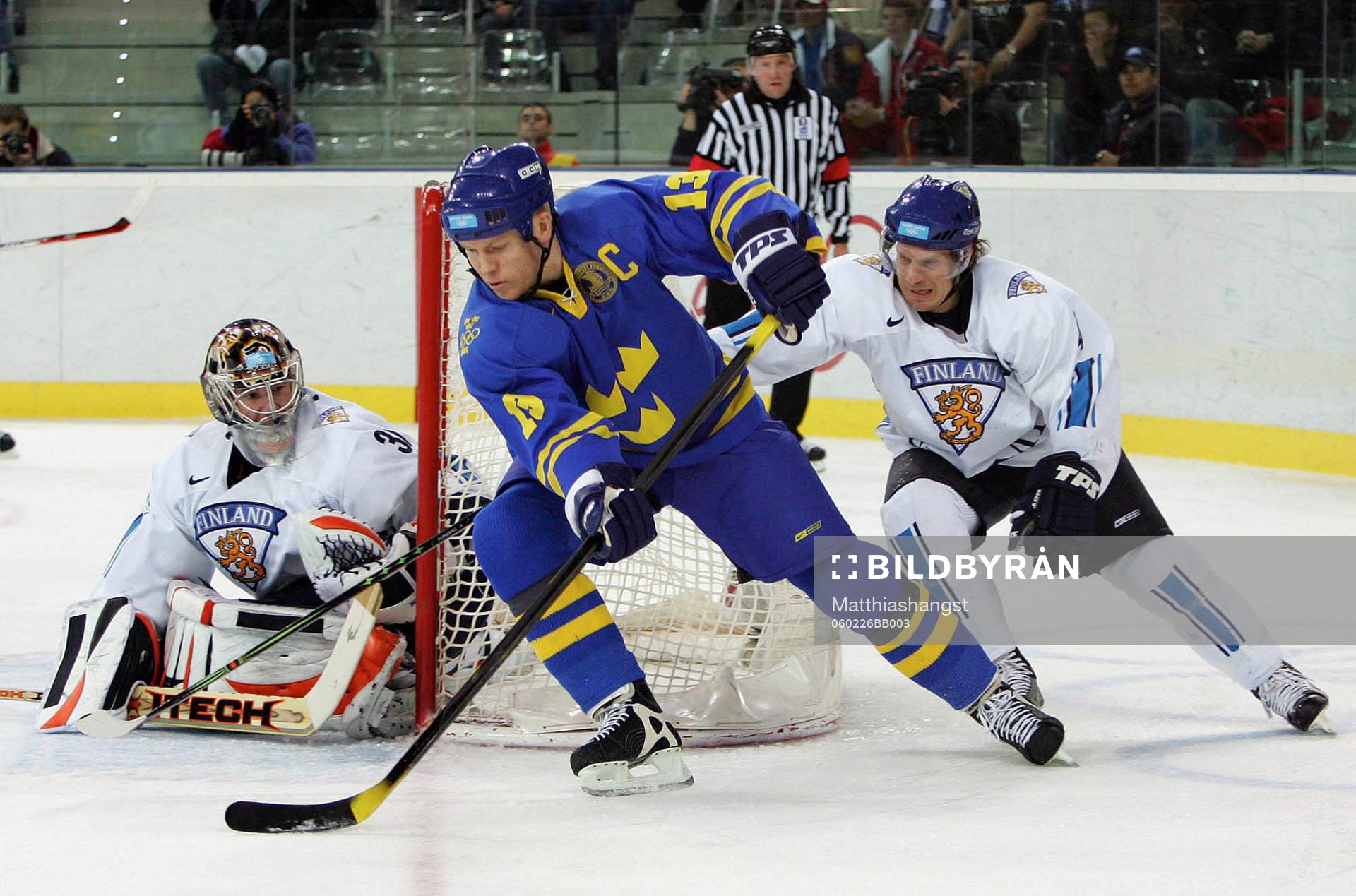 Antero Niittymaki, Finland, Mats Sundin, Sverige, Kimmo