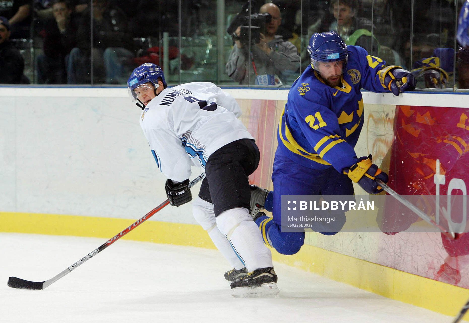 Petteri Nummelin, Finland och Peter Forsberg, Sverige