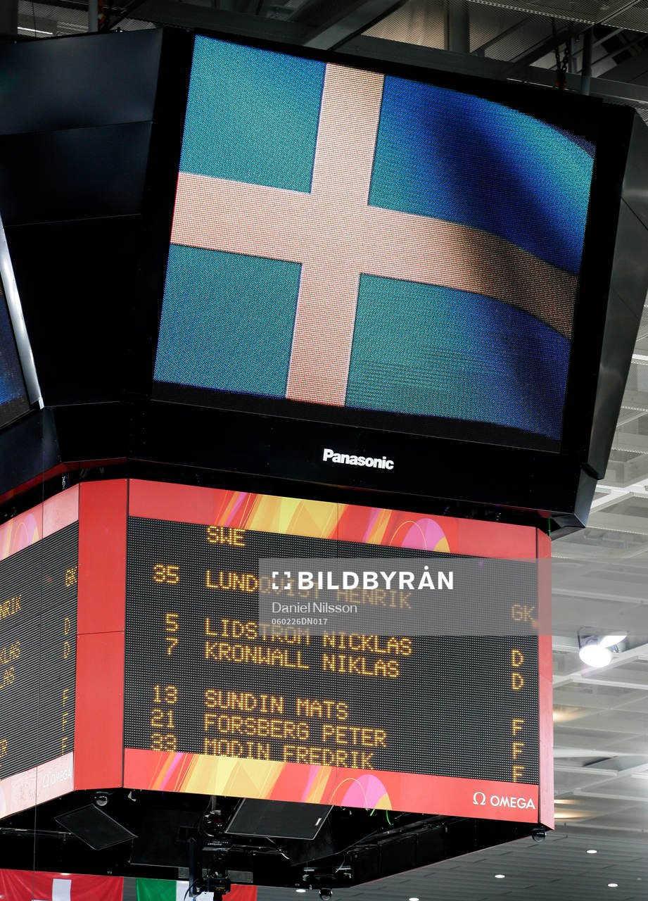 Sveriges förstafemma , förstakedja, laguppställning i OS
